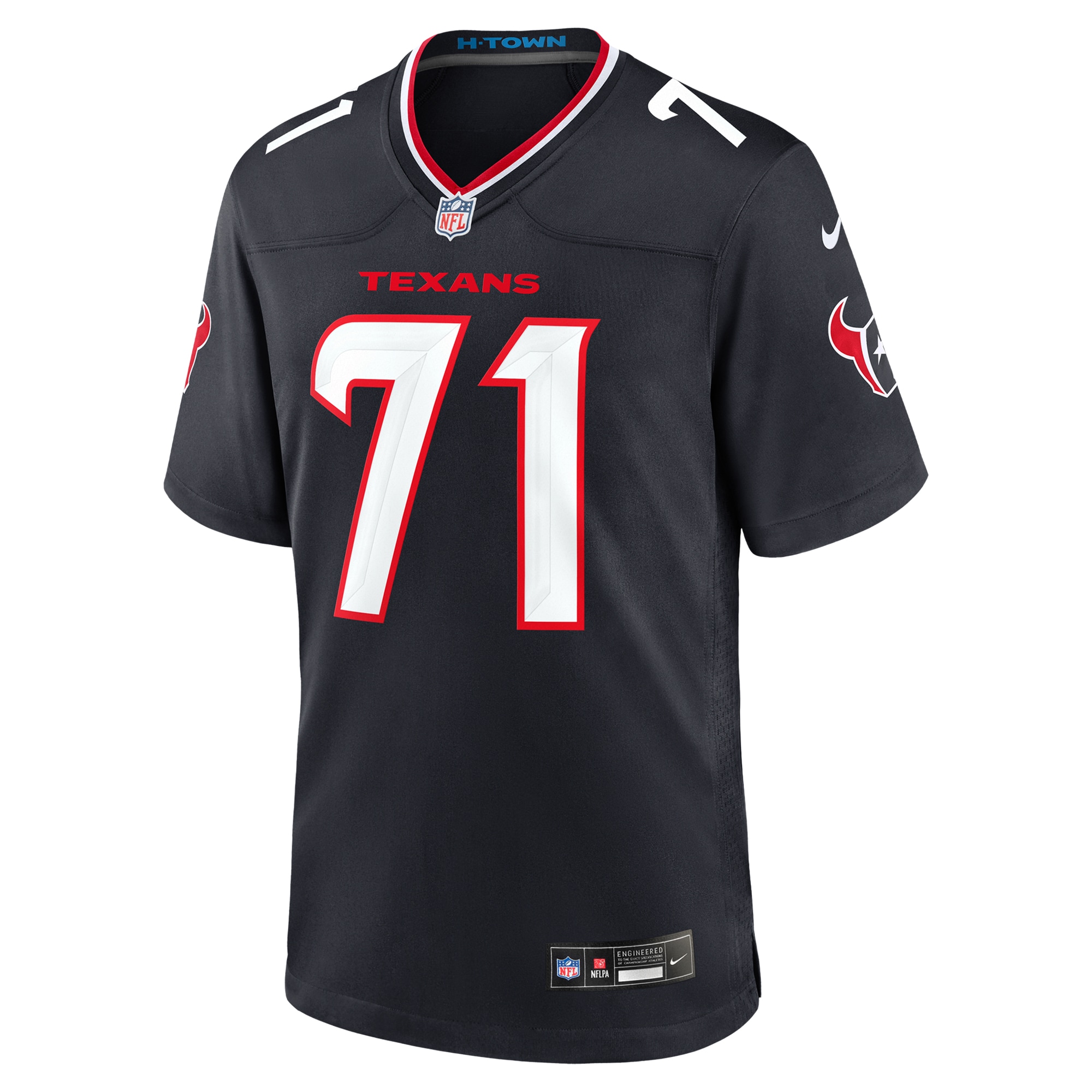 Men's Houston Texans Tytus Howard  Navy Team Game Jersey