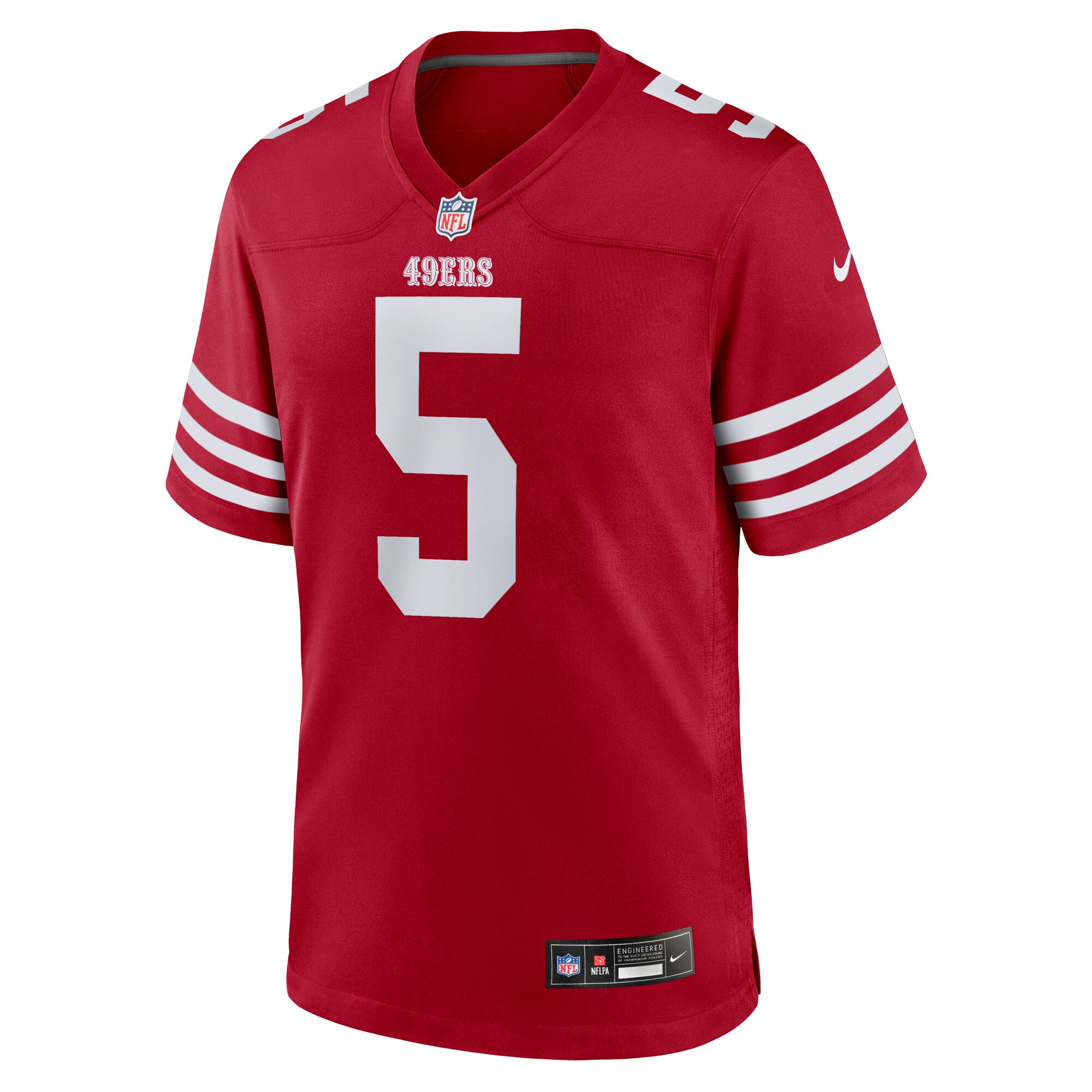 Men's San Francisco 49ers Demarcus Robinson  Scarlet Team Game Jersey