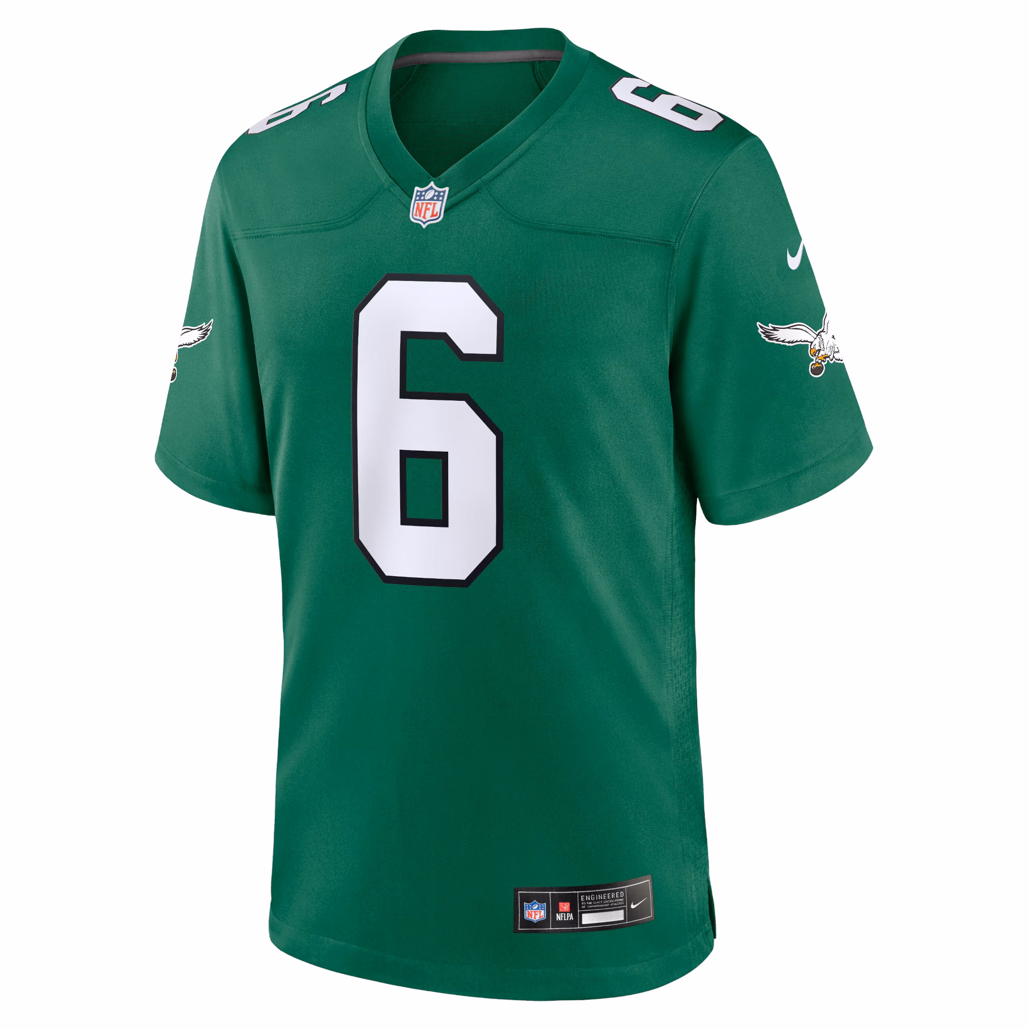 Men's Philadelphia Eagles DeVonta Smith  Kelly Green Alternate Game Player Jersey