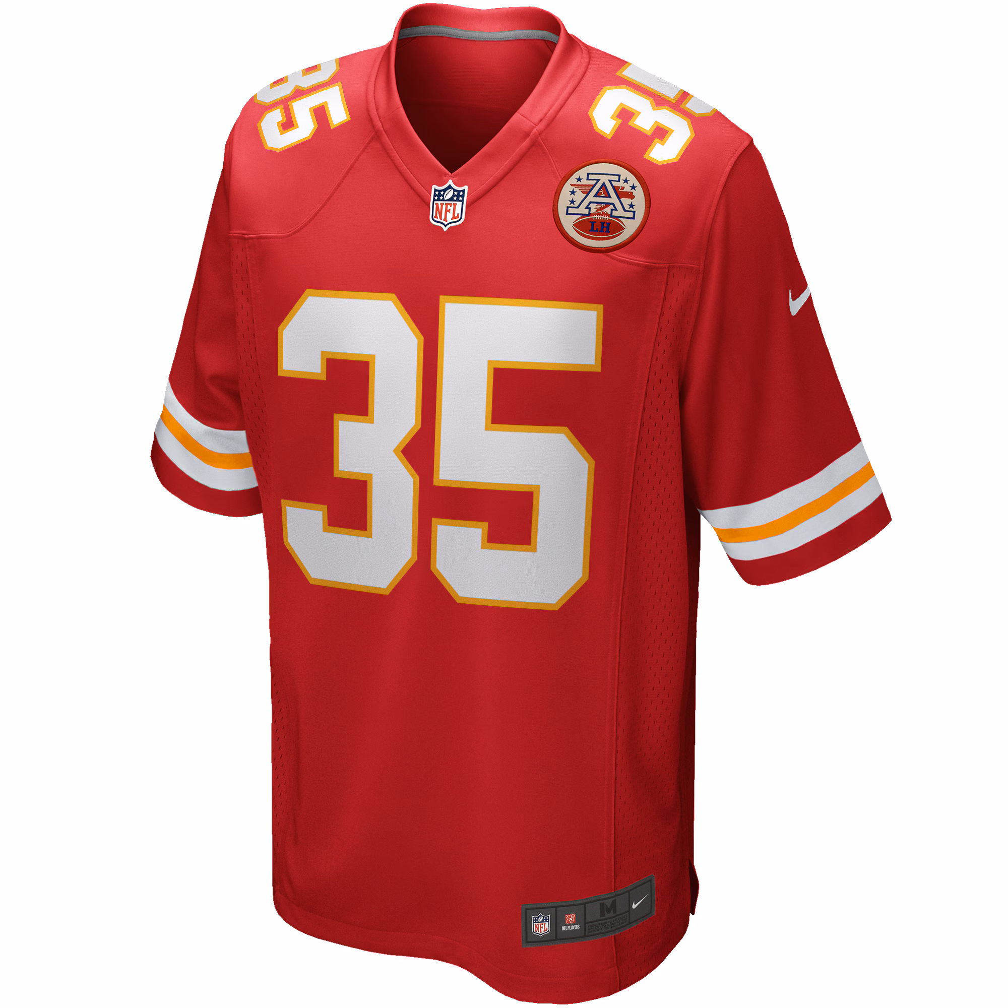 Men's Kansas City Chiefs Christian Okoye  Red Game Retired Player Jersey
