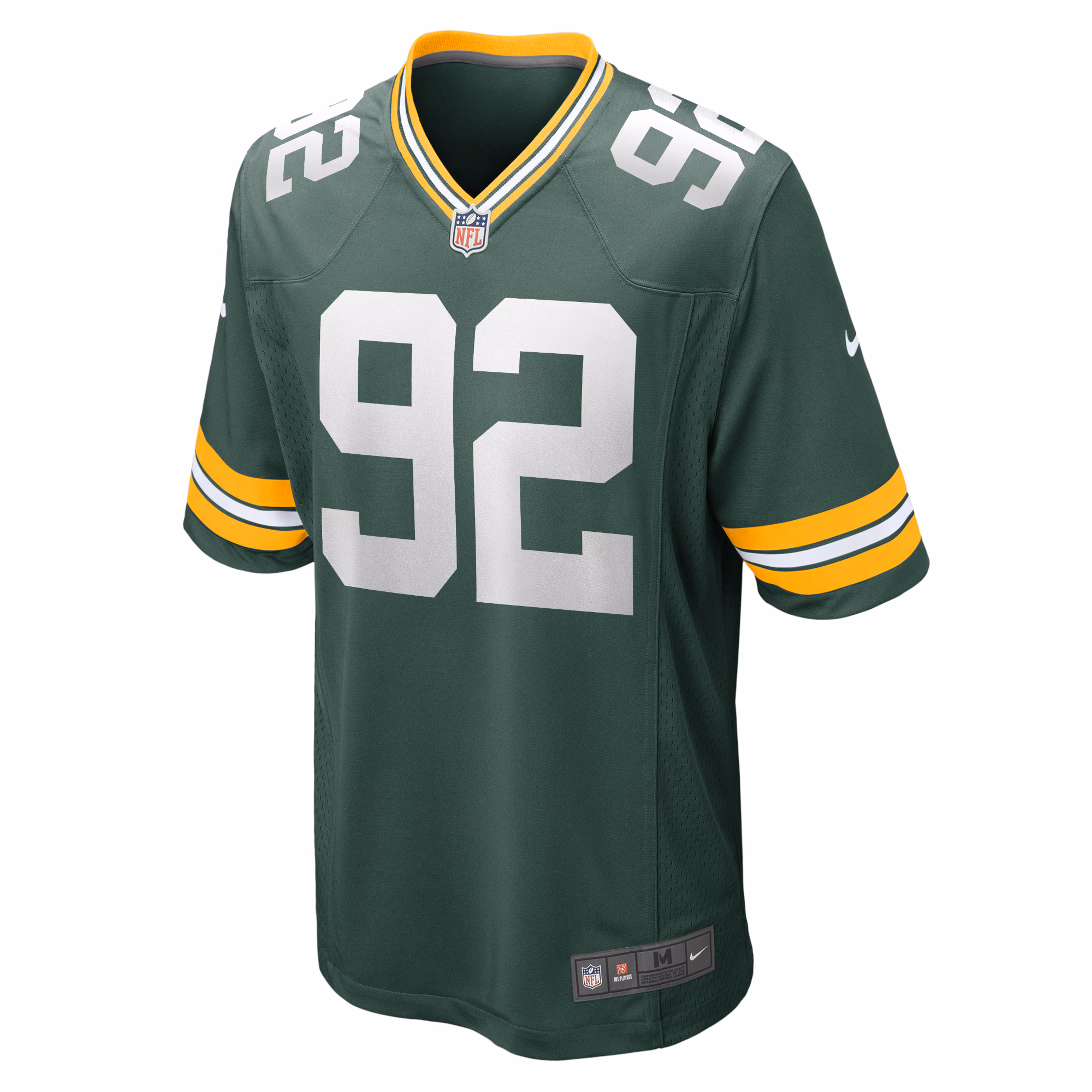 Men's Green Bay Packers Reggie White  Green Retired Player Game Jersey