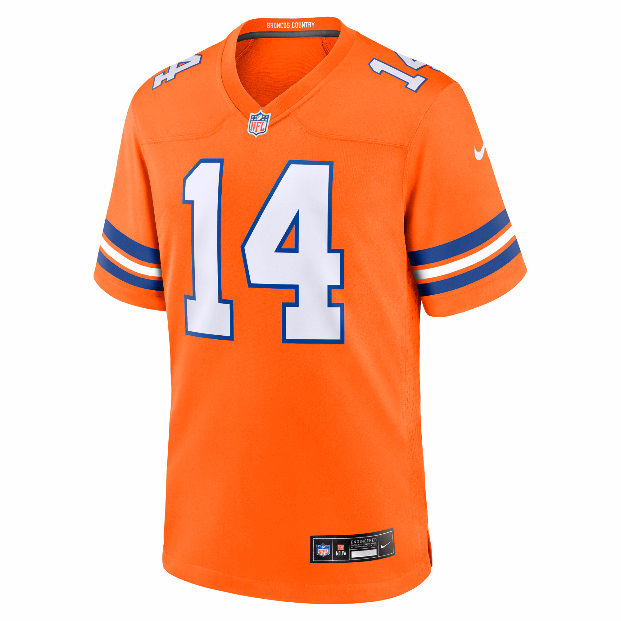 Men's Denver Broncos Courtland Sutton  Orange Alternate Game Jersey