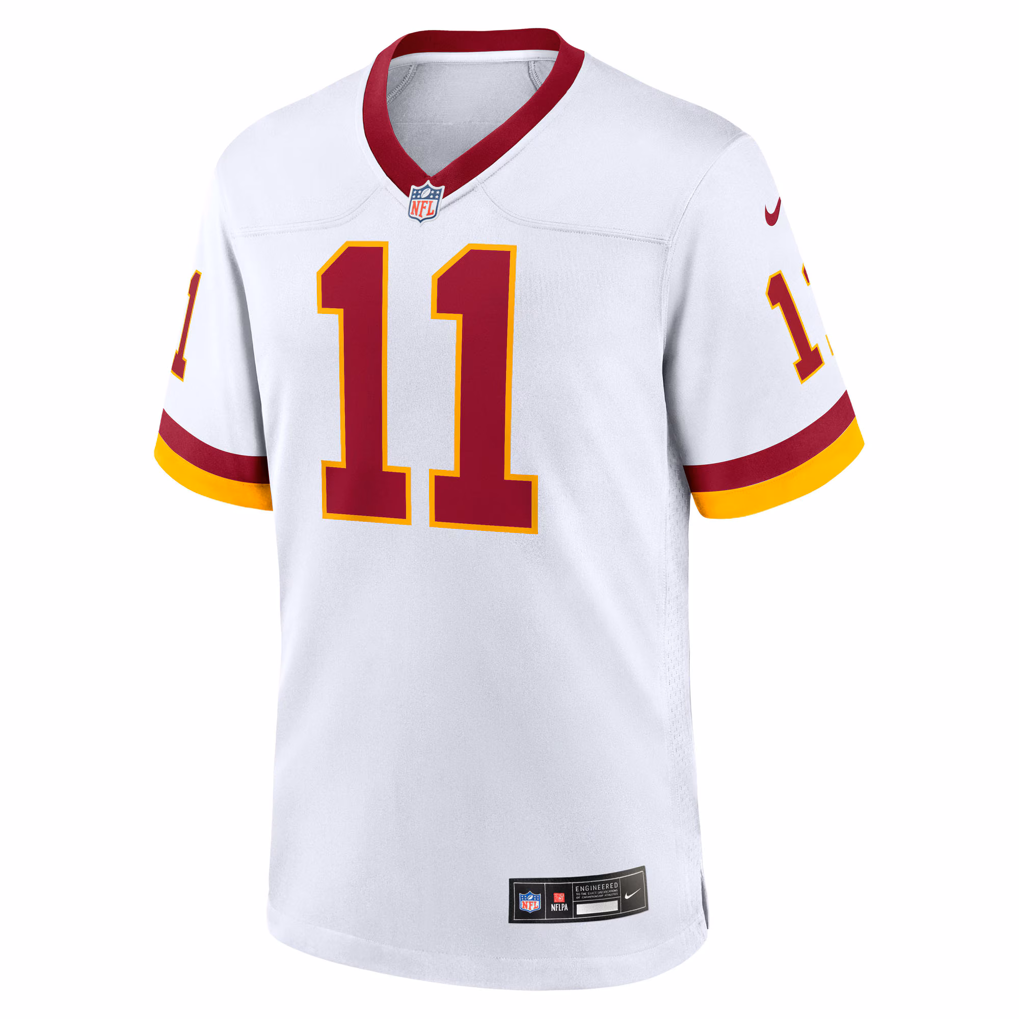 Men's Washington Commanders Luke McCaffrey  White Game Super Bowl Era Jersey