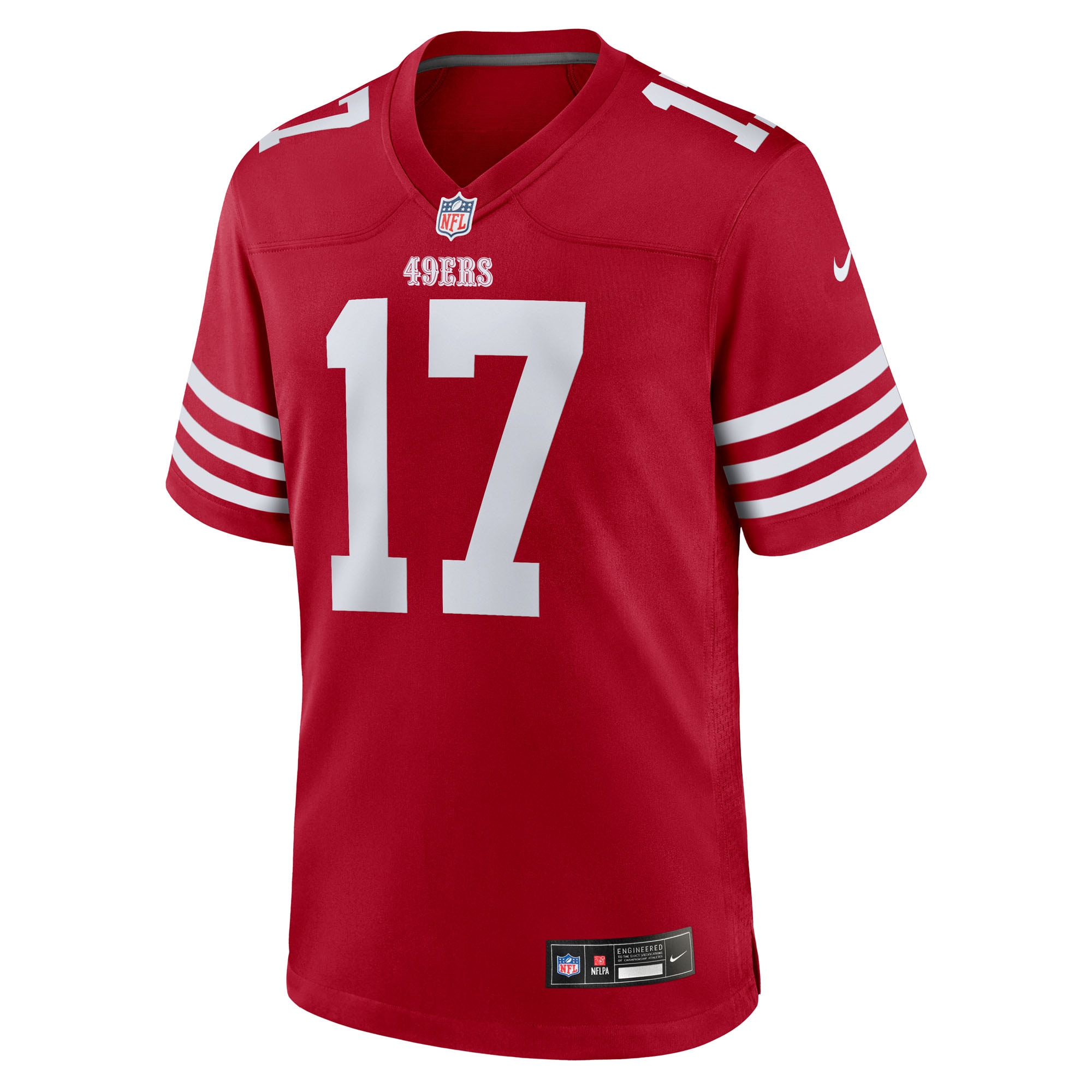 Men's San Francisco 49ers Jordan Watkins  Scarlet Team Game Jersey