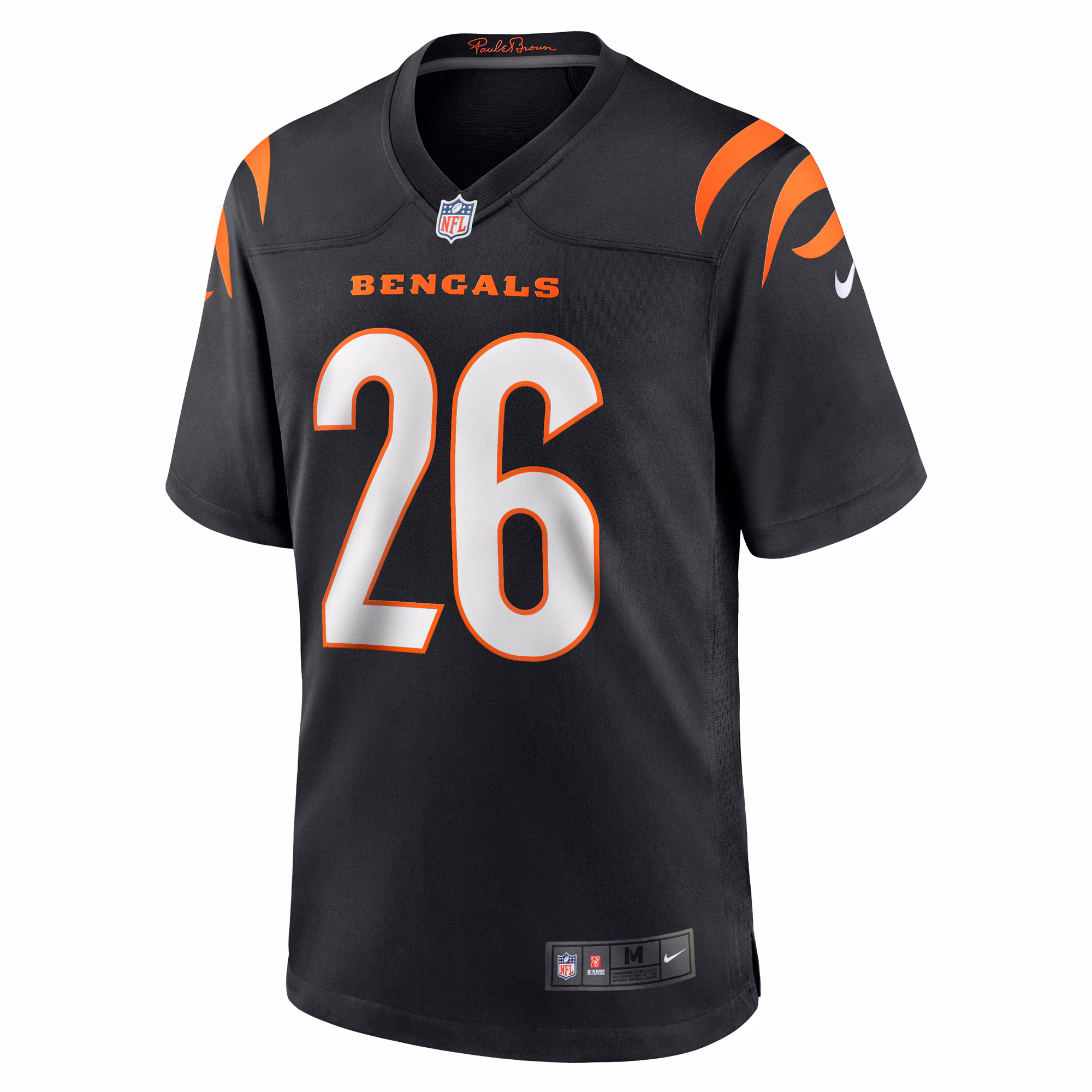 Men's Cincinnati Bengals Tycen Anderson  Black Game Player Jersey