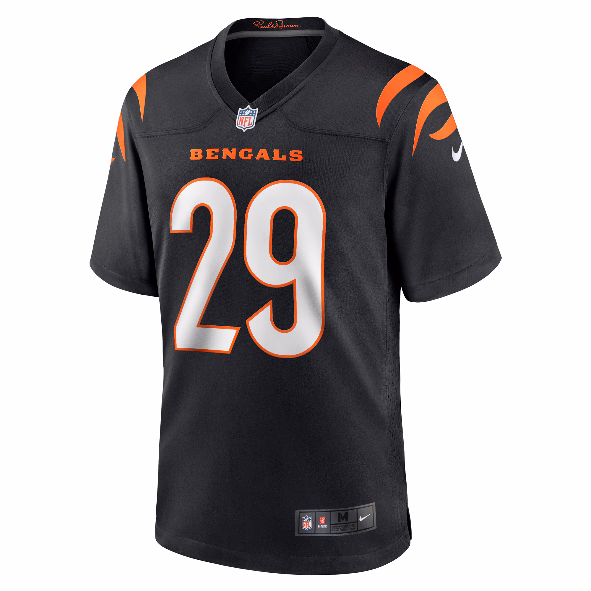 Men's Cincinnati Bengals Cam Taylor-Britt  Black Game Player Jersey