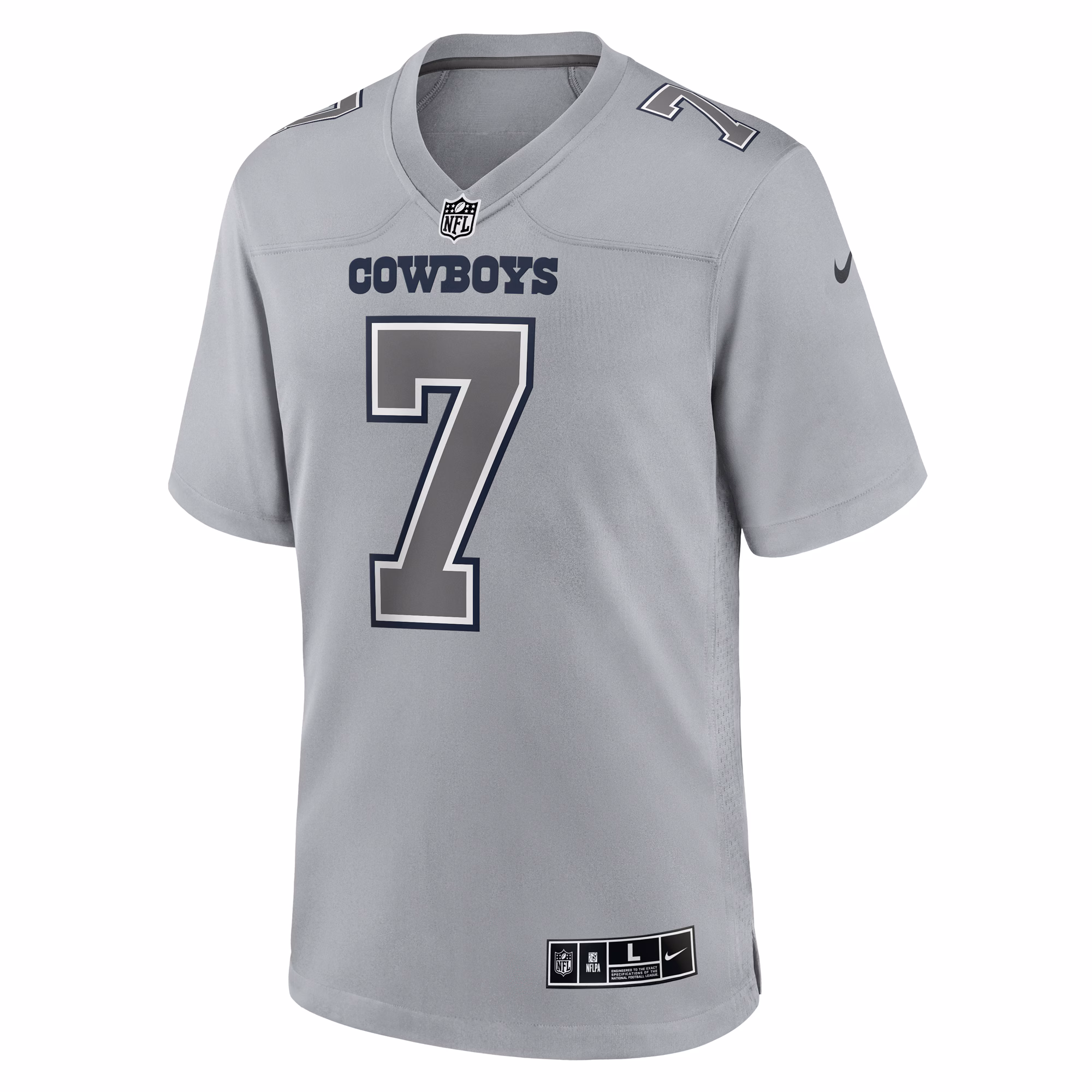 Men's Dallas Cowboys Trevon Diggs  Gray Atmosphere Fashion Game Jersey