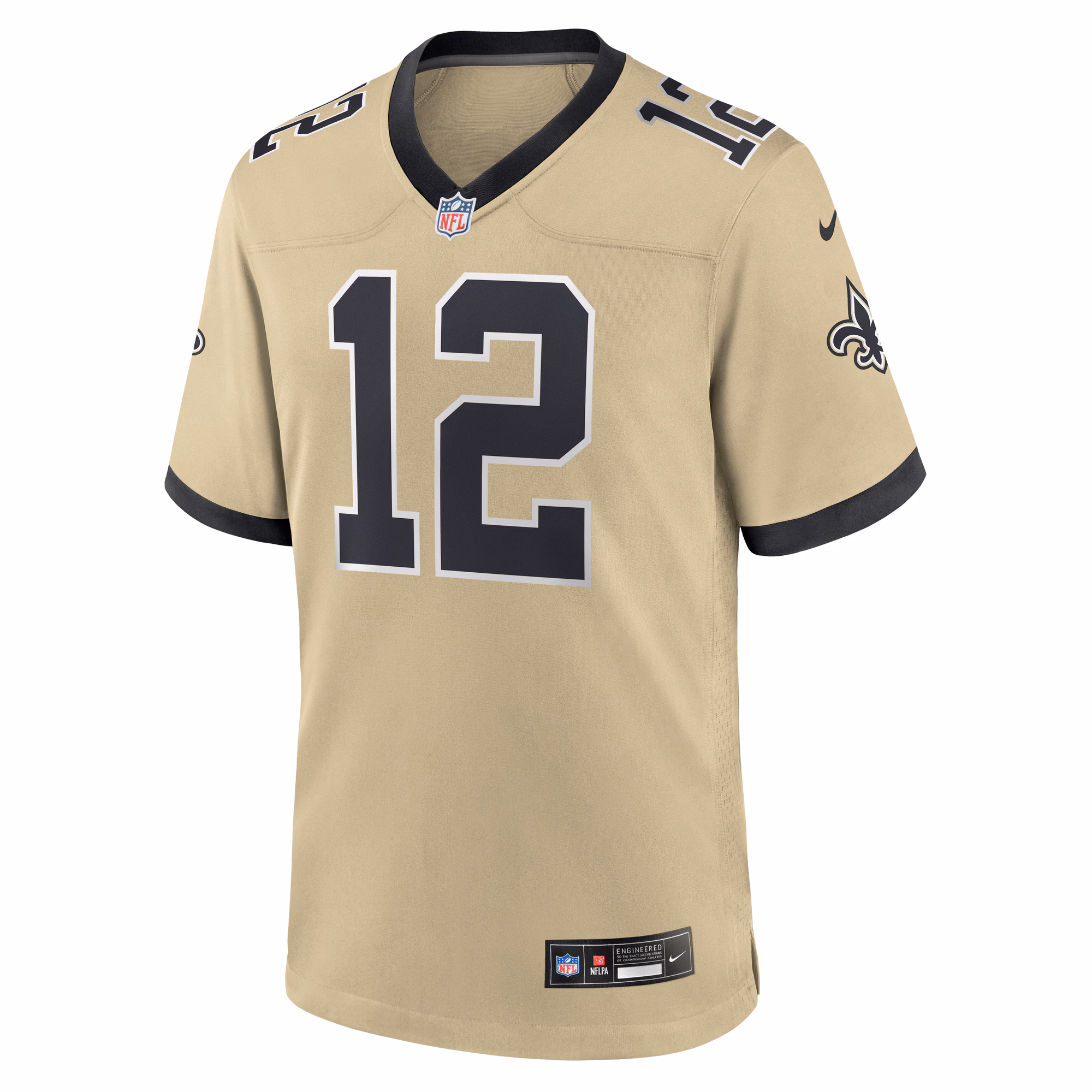 Men's New Orleans Saints Chris Olave  Gold Gameday Golds Alternate Game Player Jersey