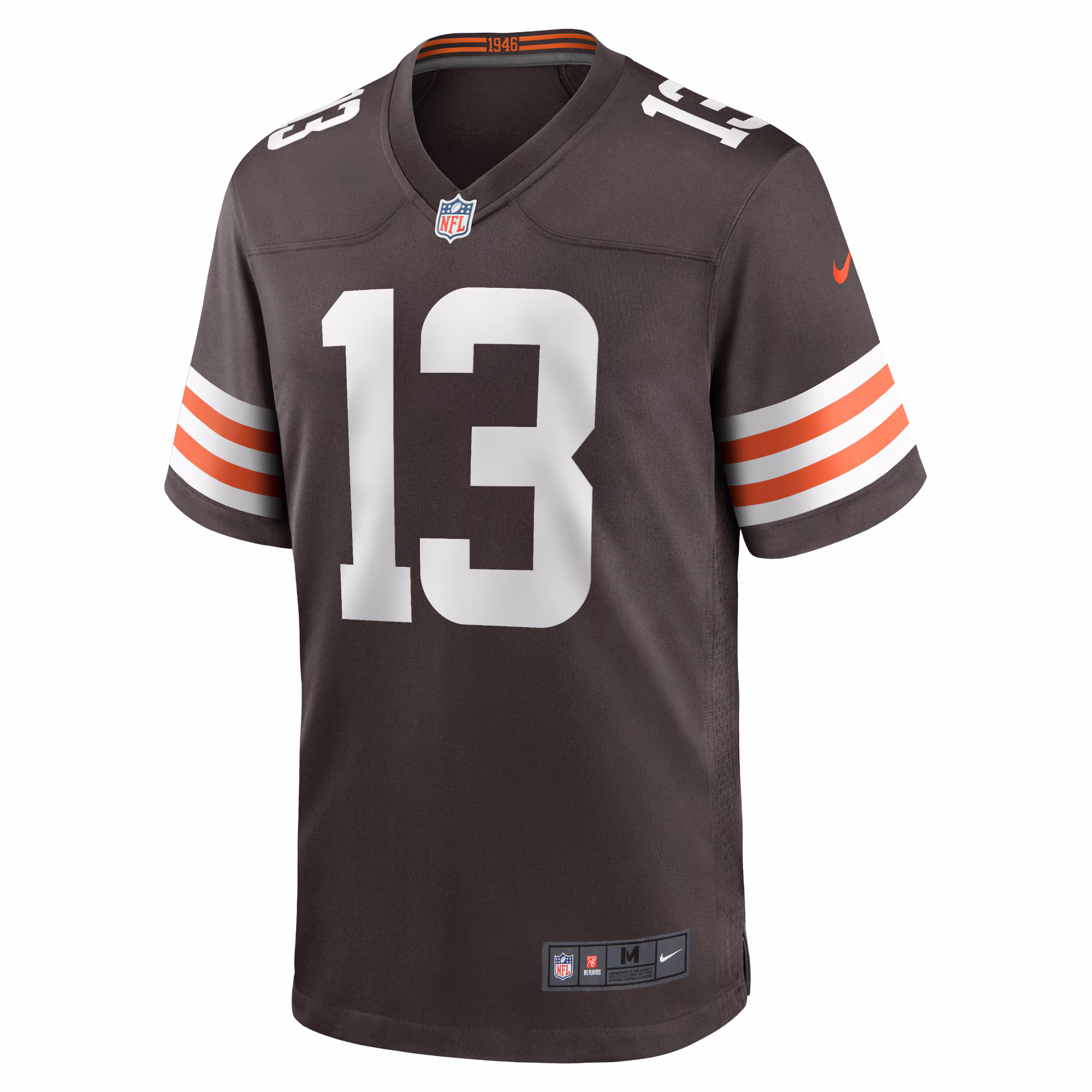 Men's Cleveland Browns Corey Bojorquez  Brown Game Jersey