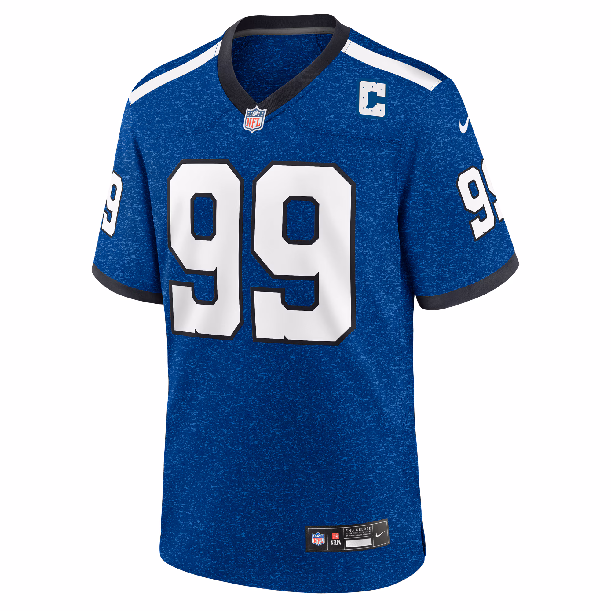 Men's Indianapolis Colts DeForest Buckner  Blue Alternate Game Jersey
