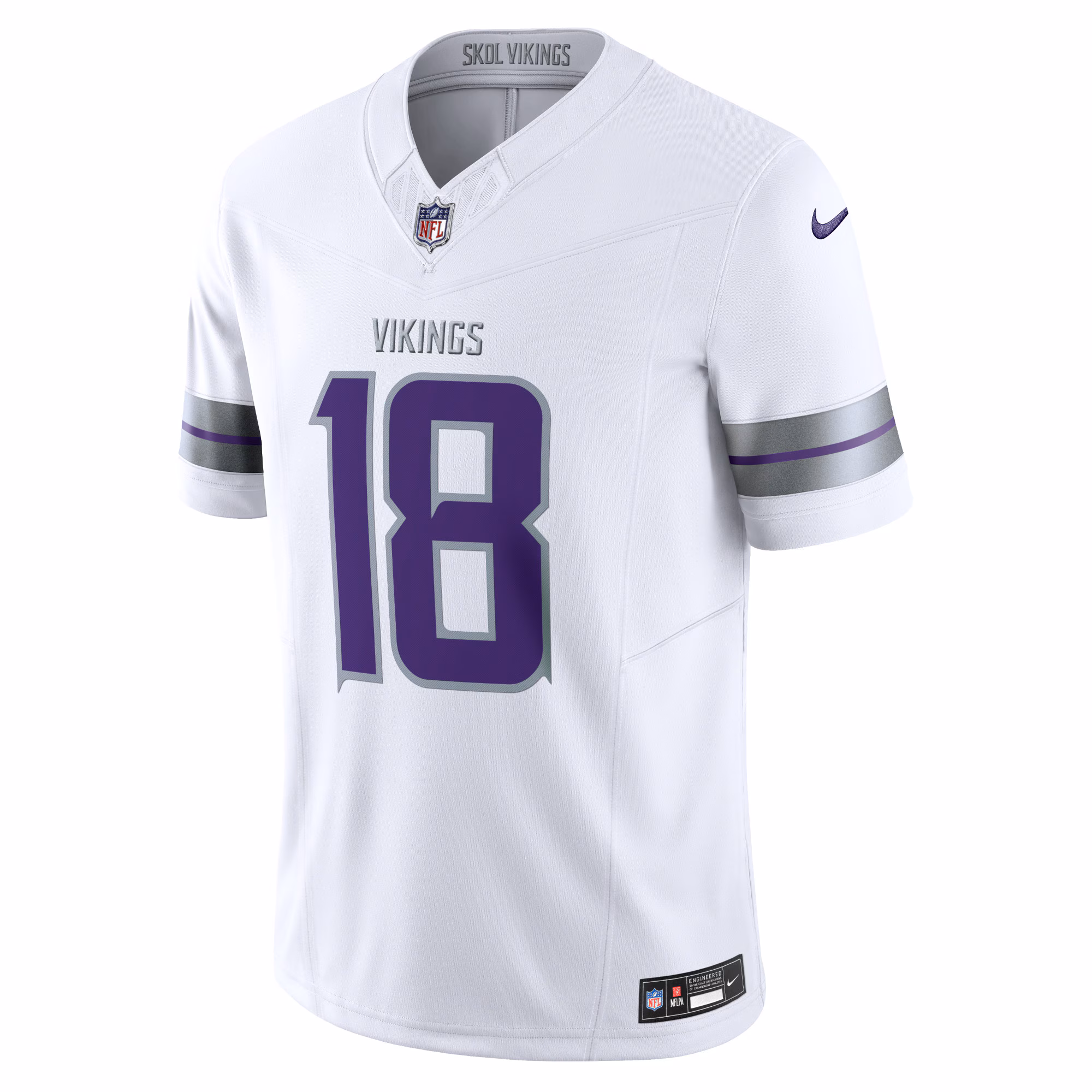 Men's Minnesota Vikings Justin Jefferson  White Alternate Vapor F.U.S.E. Limited Jersey