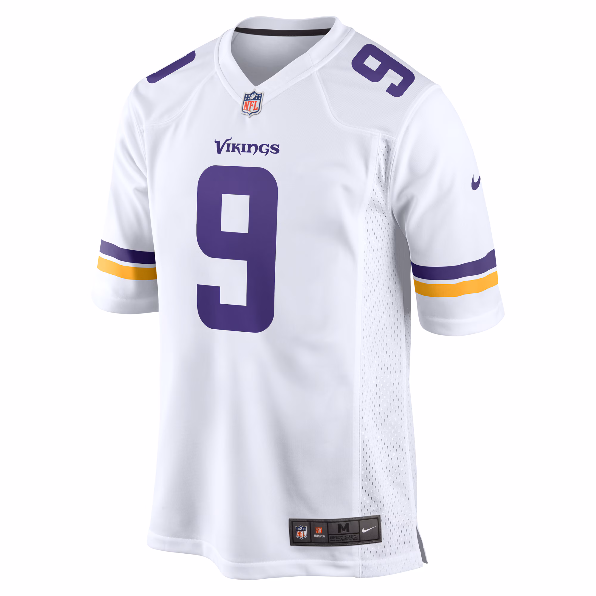 Men's Minnesota Vikings J.J. McCarthy  White Game Jersey
