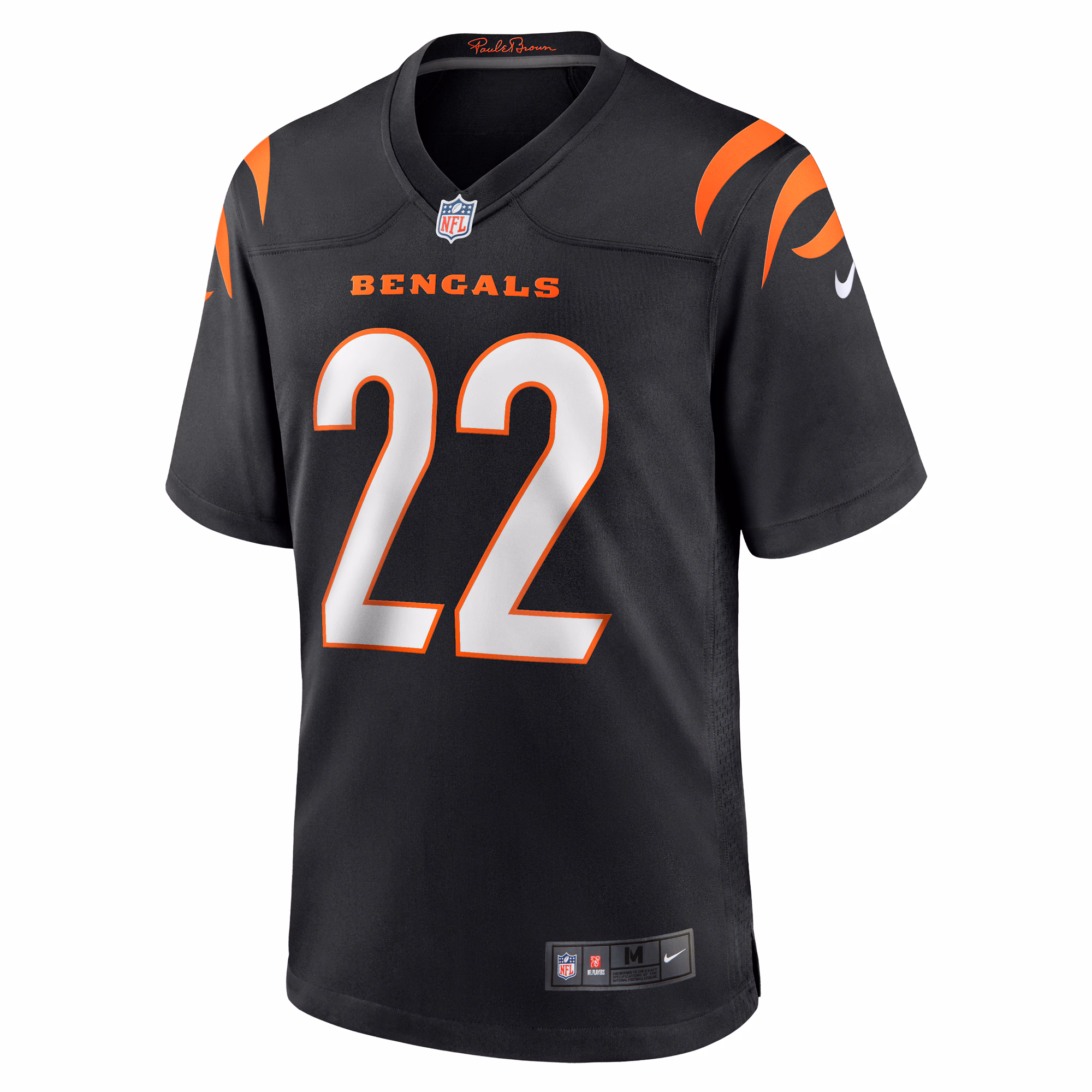 Men's Cincinnati Bengals Geno Stone  Black Game Jersey