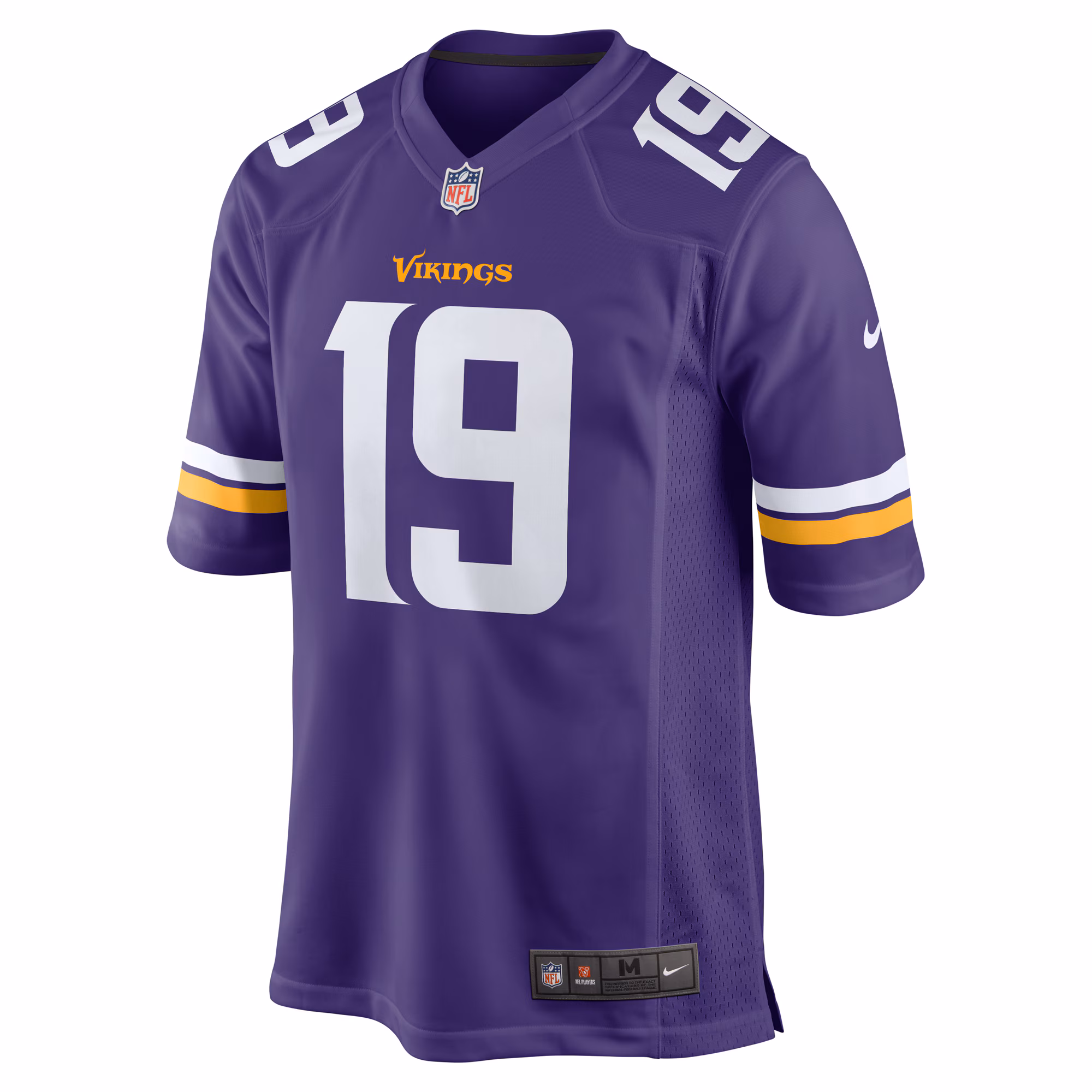 Men's Minnesota Vikings Adam Thielen  Purple Game Jersey