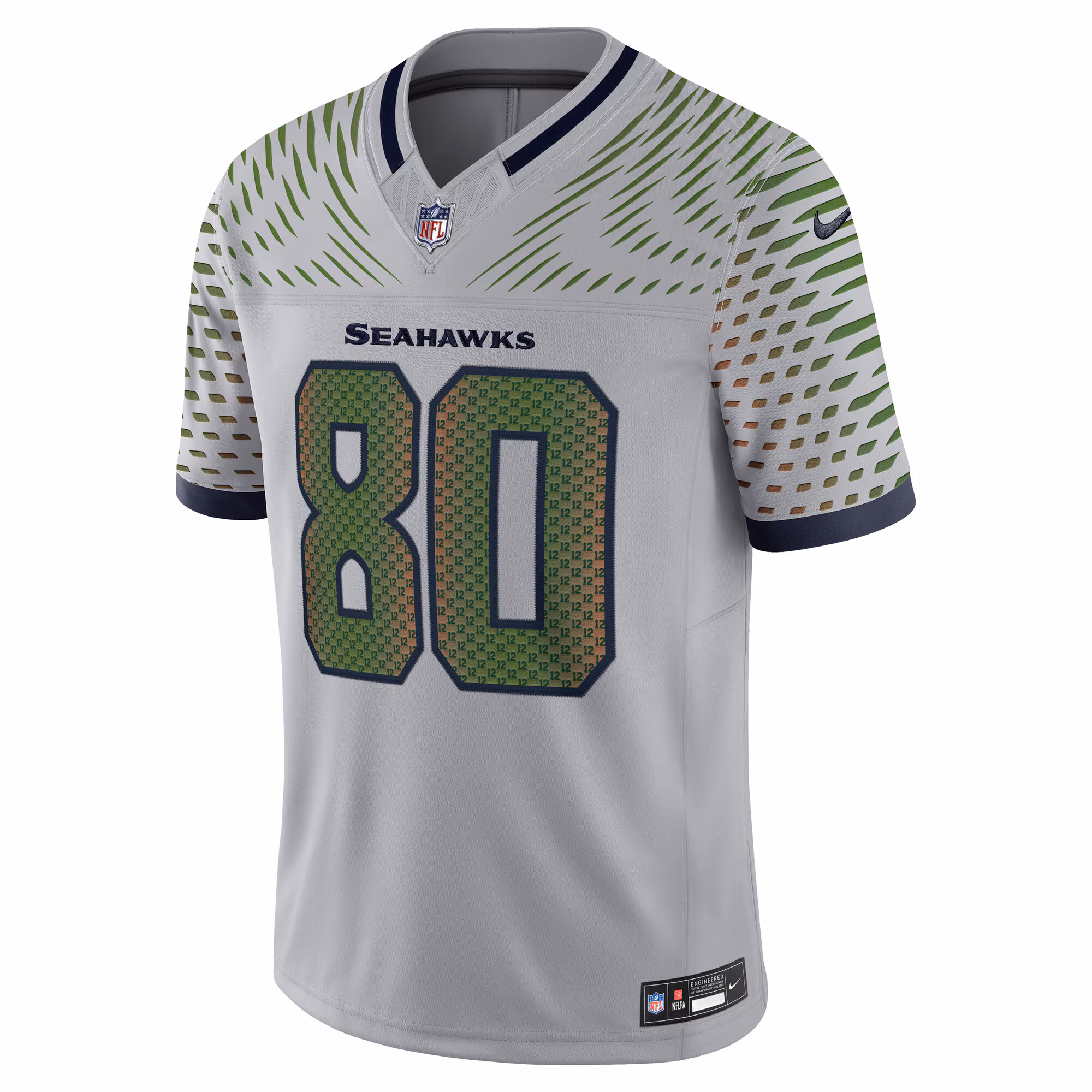 Men's Seattle Seahawks Steve Largent  Wolf Gray 2025 Rivalries Collection Retired Player Limited Jersey