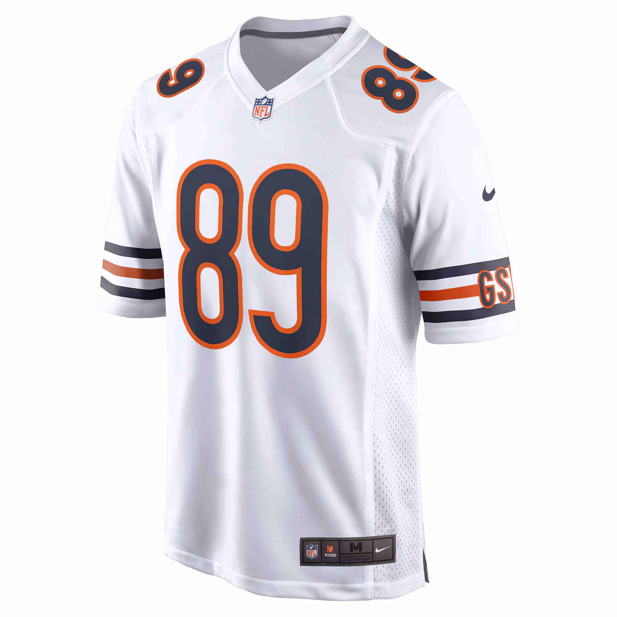 Men's Chicago Bears Mike Ditka  White Retired Player Game Jersey