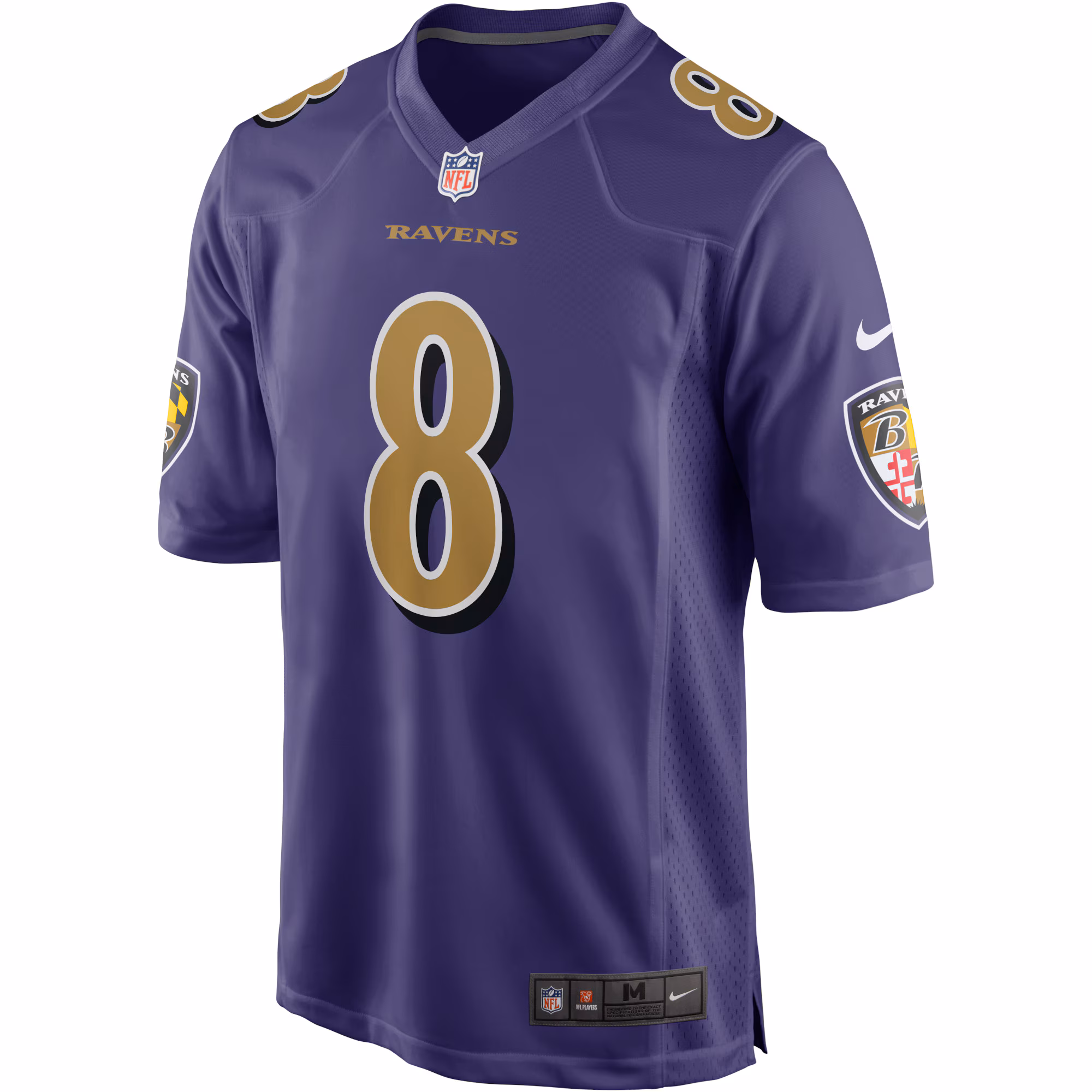 Men's Baltimore Ravens Lamar Jackson  Purple Alternate Game Jersey