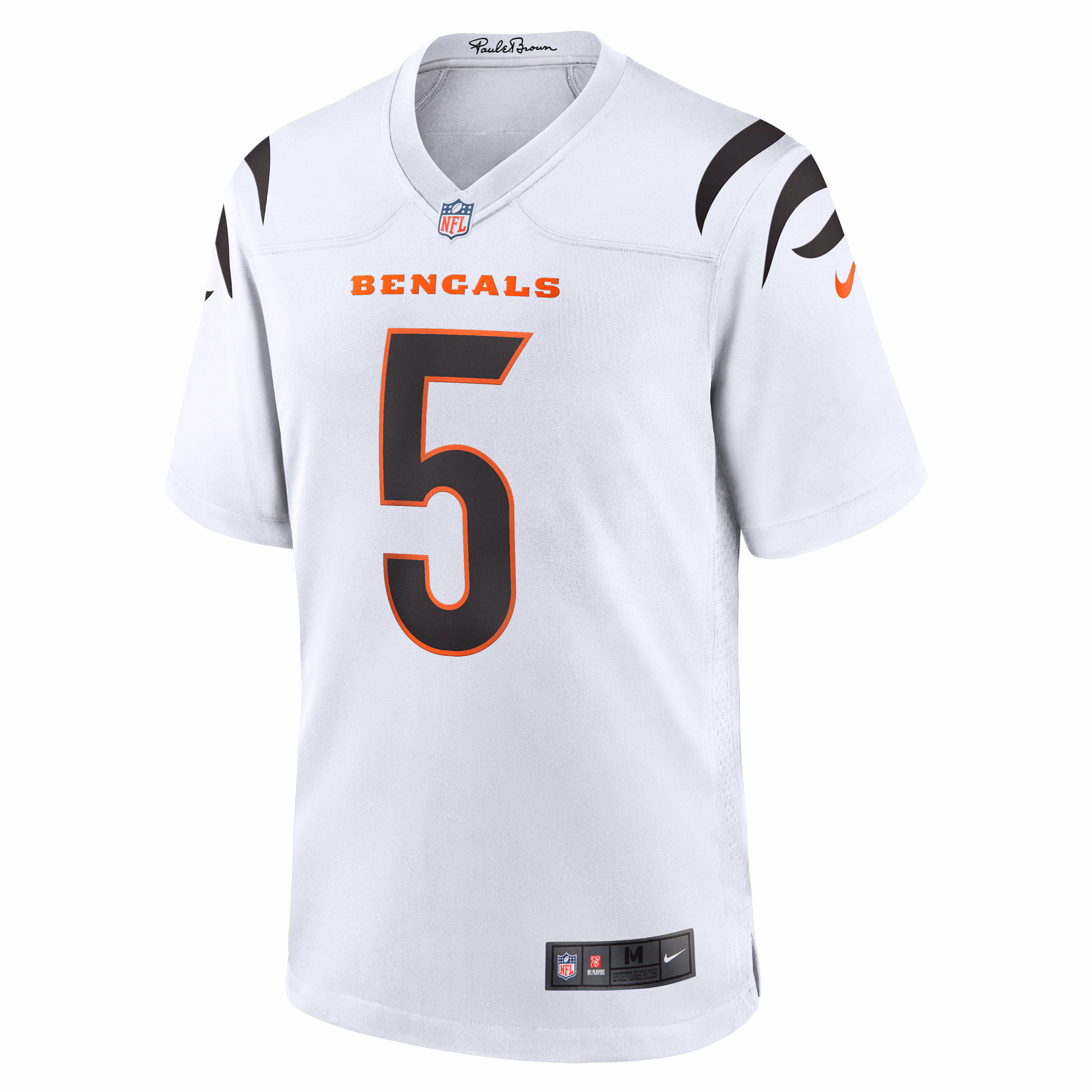 Men's Cincinnati Bengals Tee Higgins  White Game Jersey