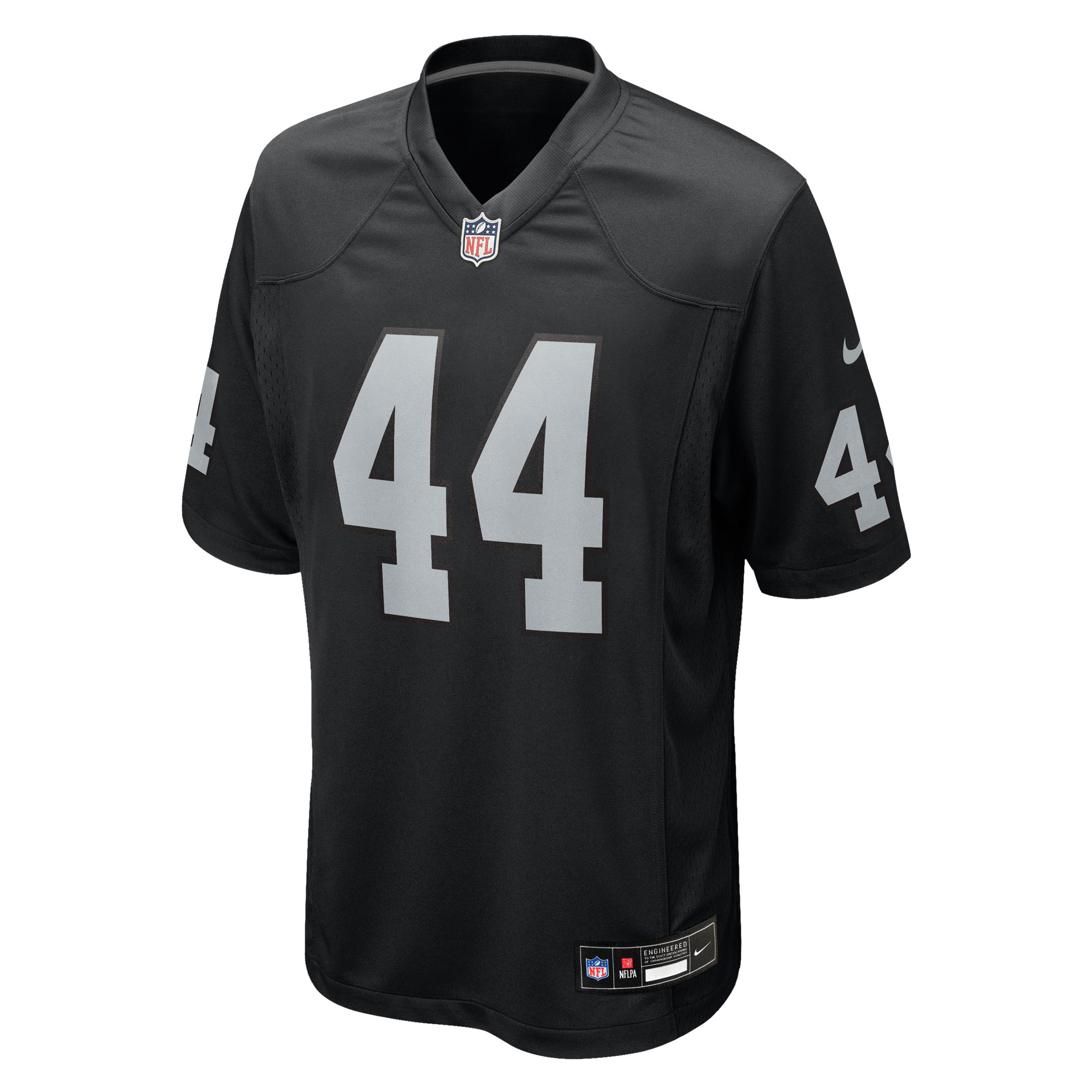Men's Las Vegas Raiders Tommy Eichenberg  Black Team Game Jersey