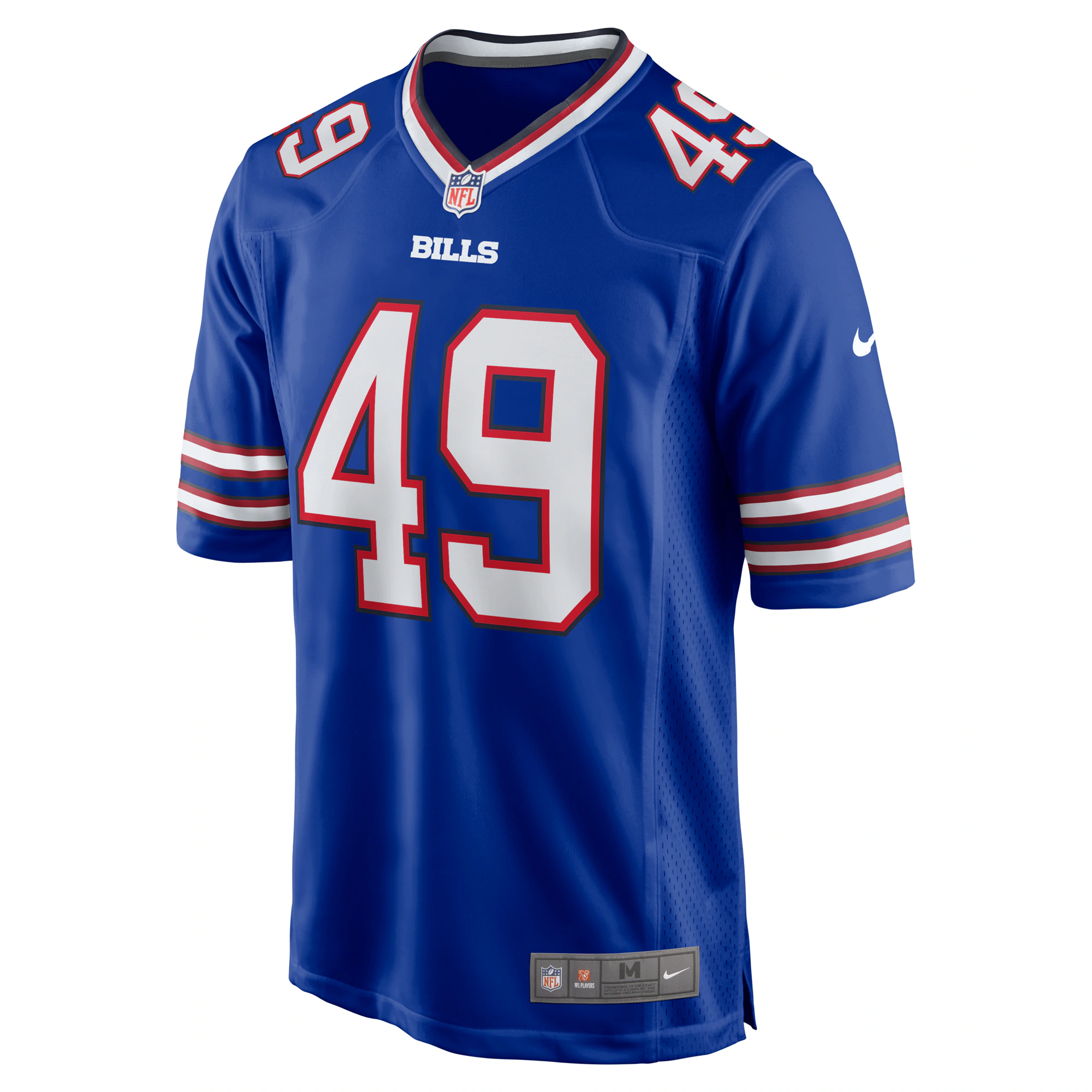 Men's Buffalo Bills DaShaun White  Royal Team Game Jersey
