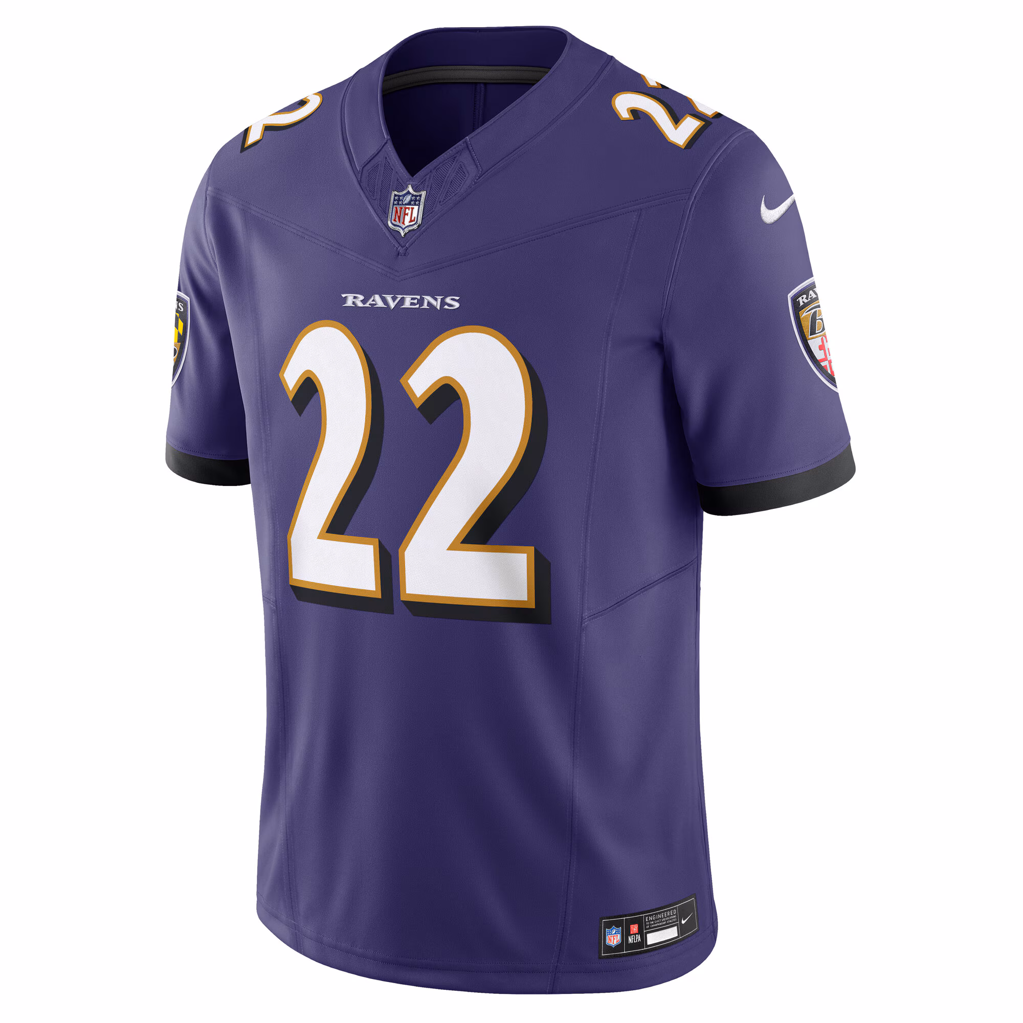 Men's Baltimore Ravens Derrick Henry  Purple Vapor F.U.S.E. Limited Jersey