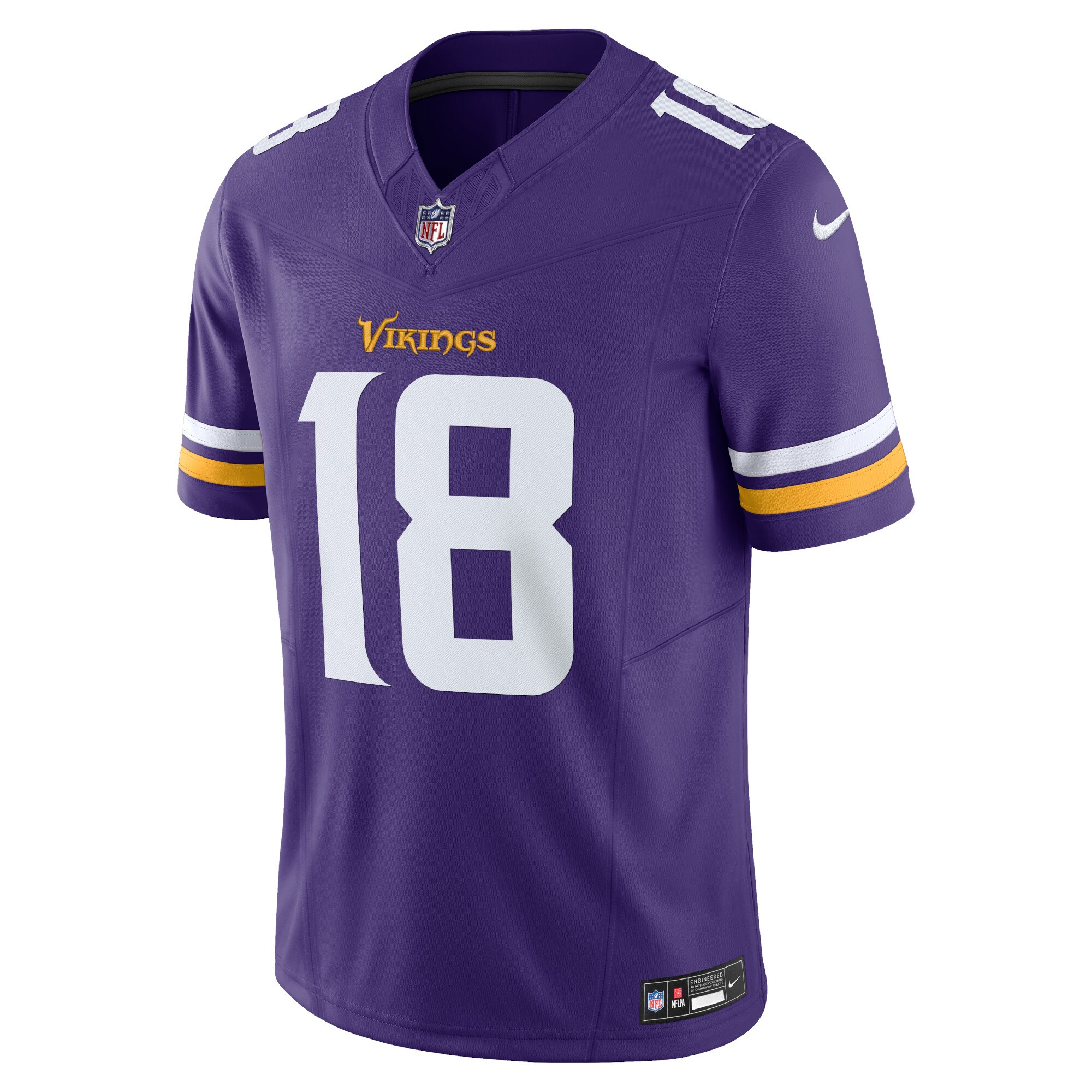 Men's Minnesota Vikings Justin Jefferson  Purple Vapor F.U.S.E. Limited Jersey
