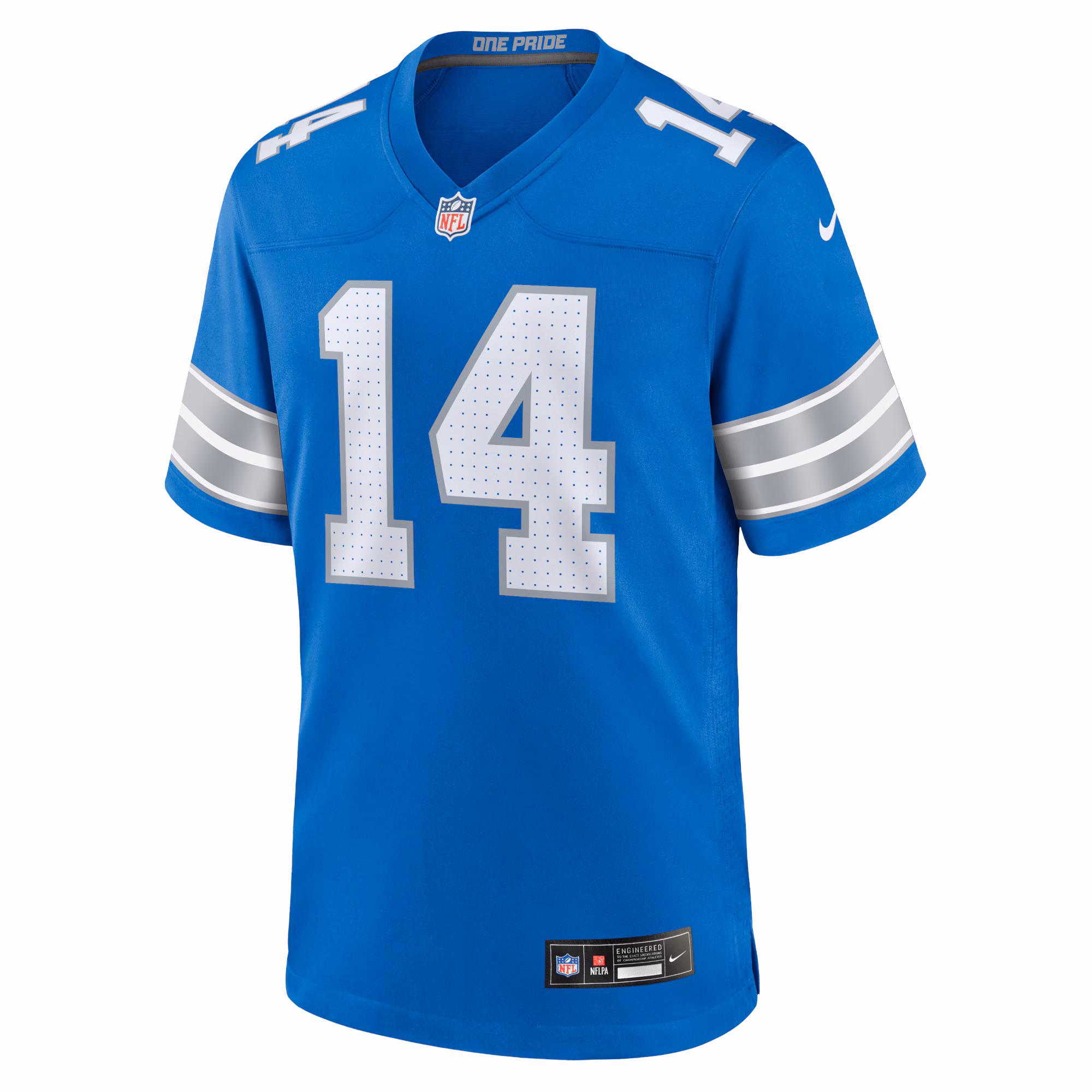 Men's Detroit Lions Amon-Ra St. Brown  Blue Game Jersey
