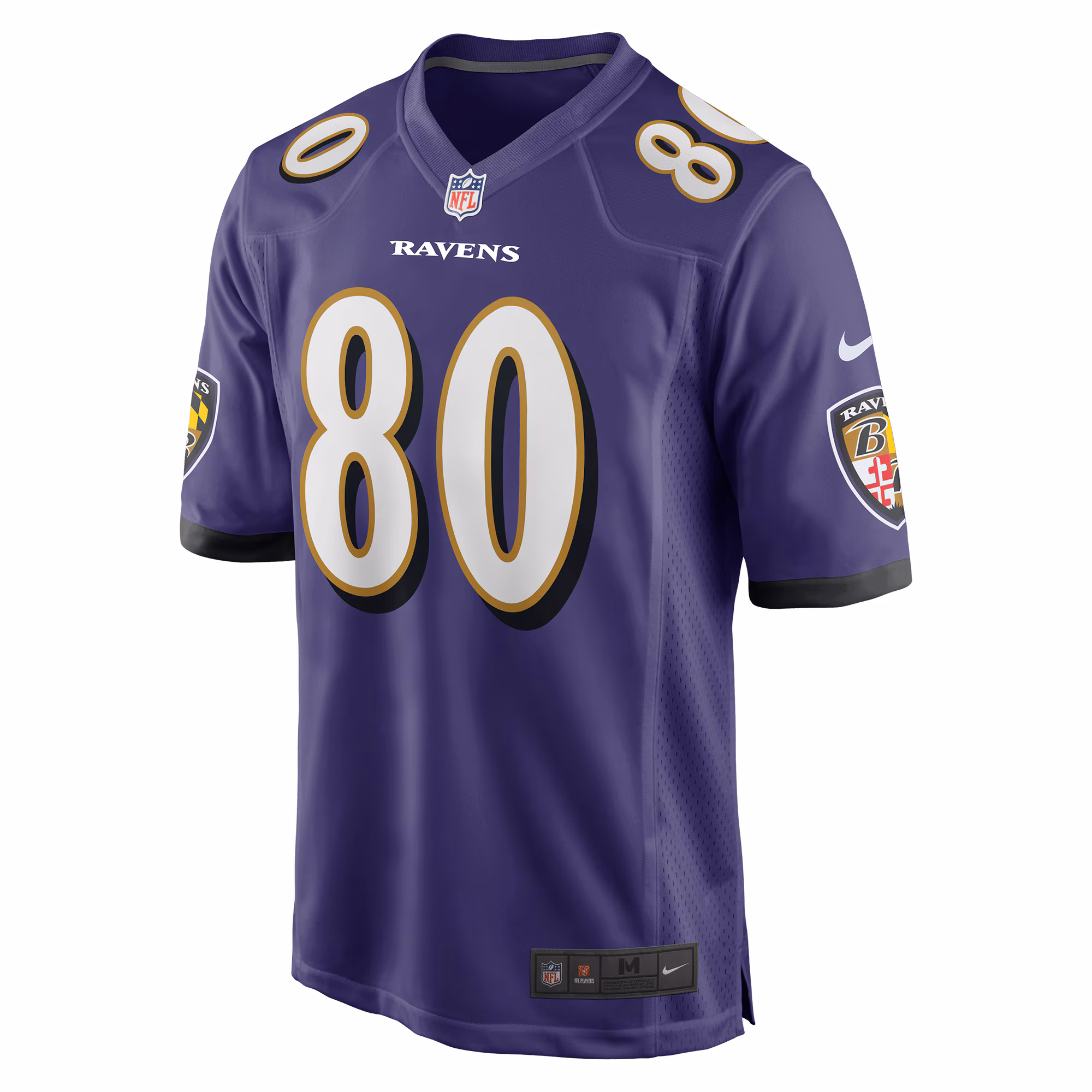 Men's Baltimore Ravens Isaiah Likely  Purple Player Game Jersey