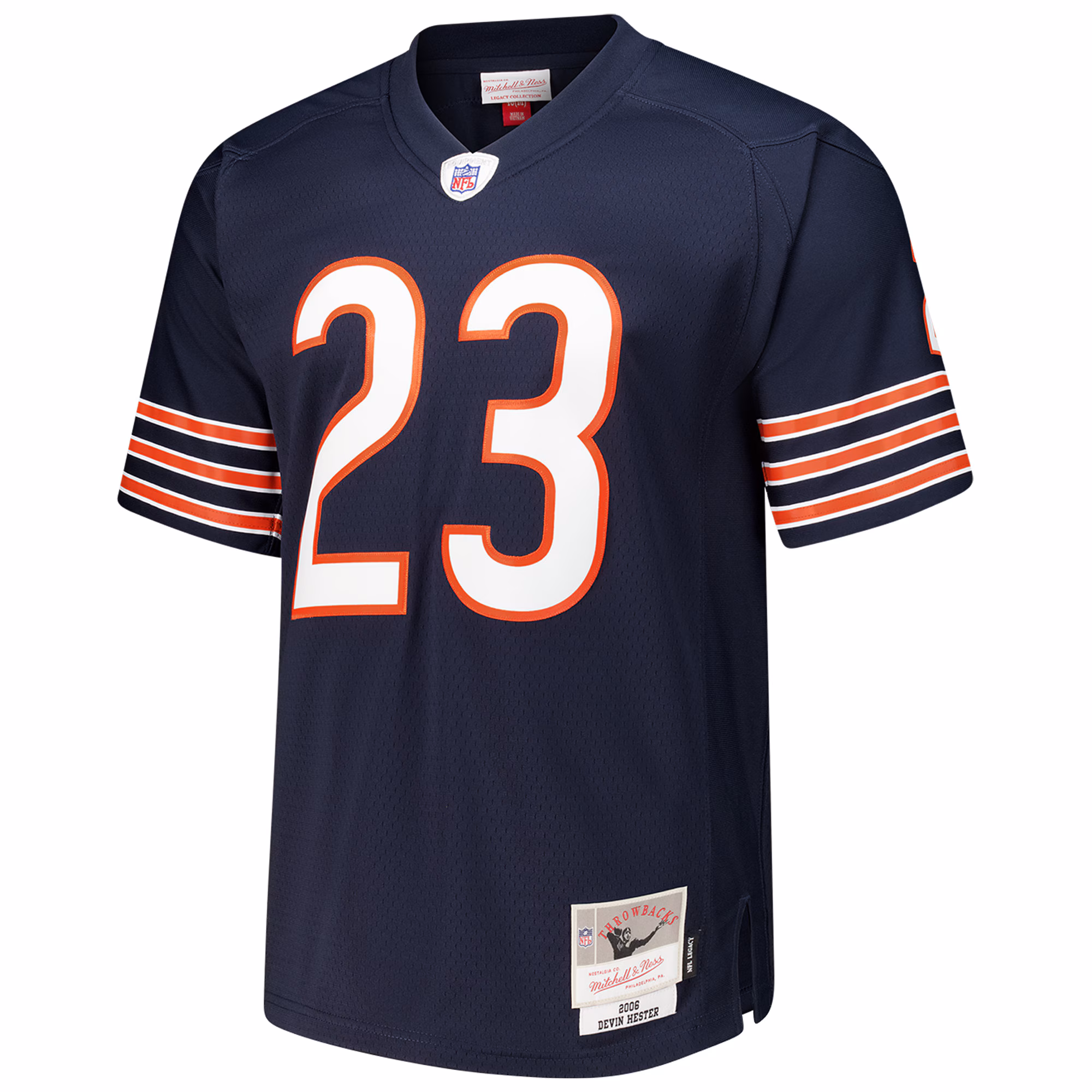 Men's Chicago Bears Devin Hester Mitchell & Ness Navy Legacy Replica Jersey