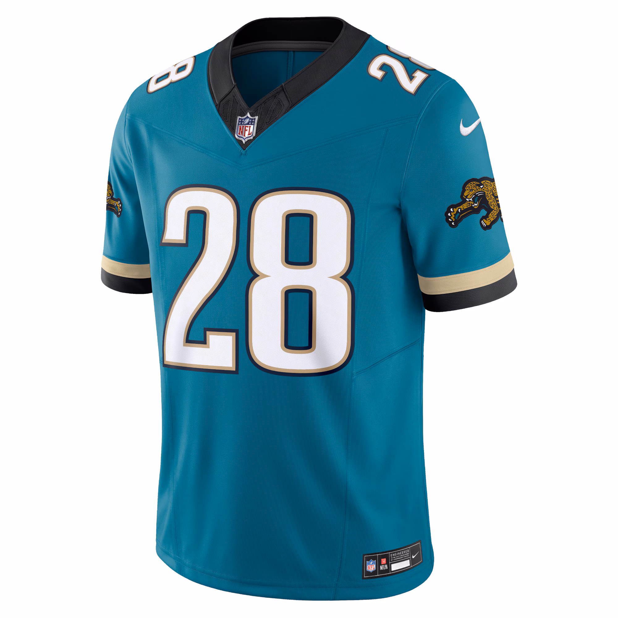 Men's Jacksonville Jaguars Fred Taylor  Teal Prowler Throwback Vapor F.U.S.E. Limited Retired Player Jersey