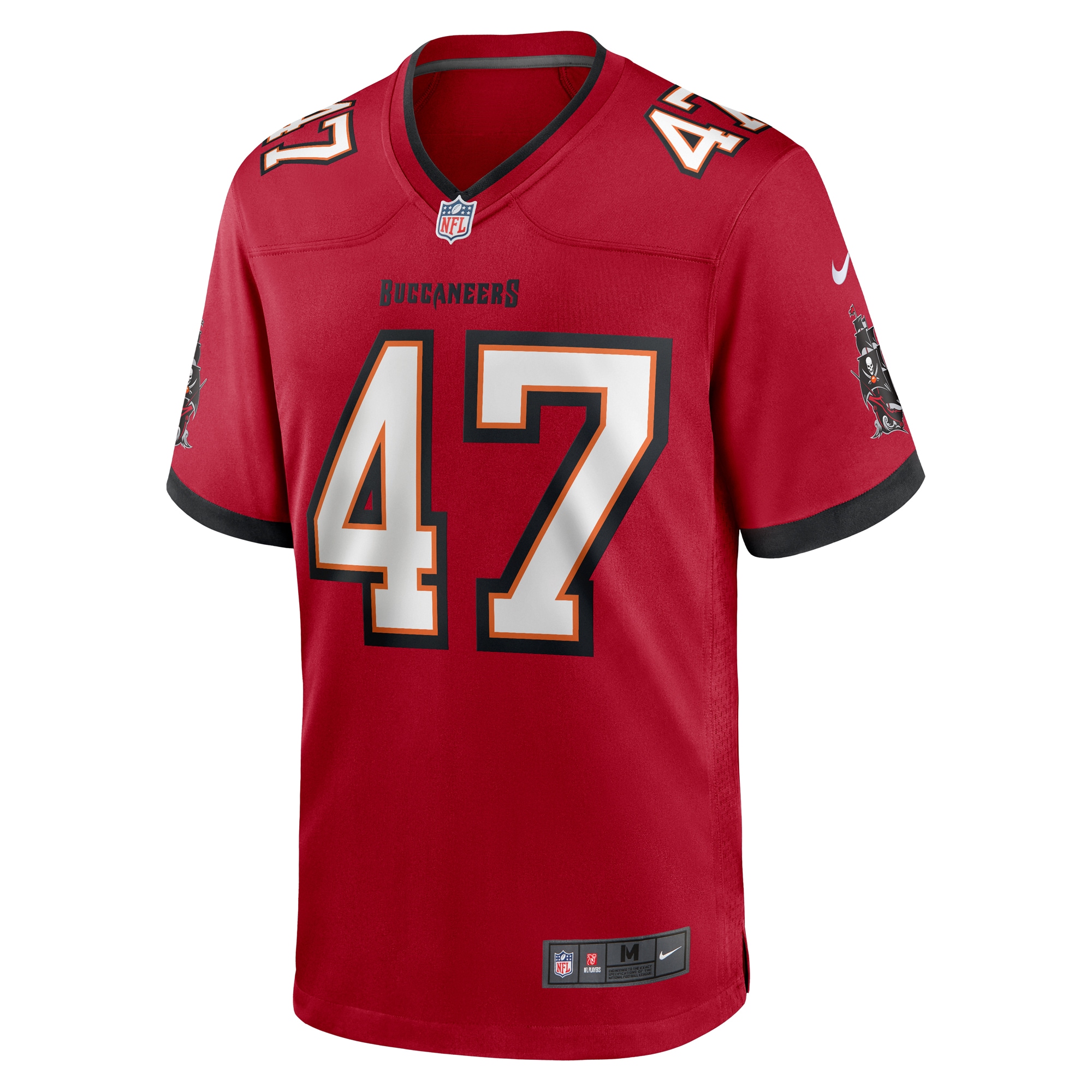 Men's Tampa Bay Buccaneers John Lynch  Red Retired Player Game Jersey