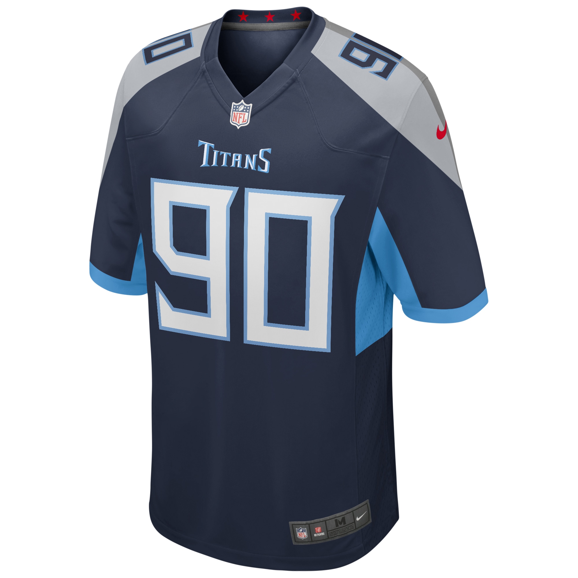Men's Tennessee Titans Jevon Kearse  Navy Game Retired Player Jersey