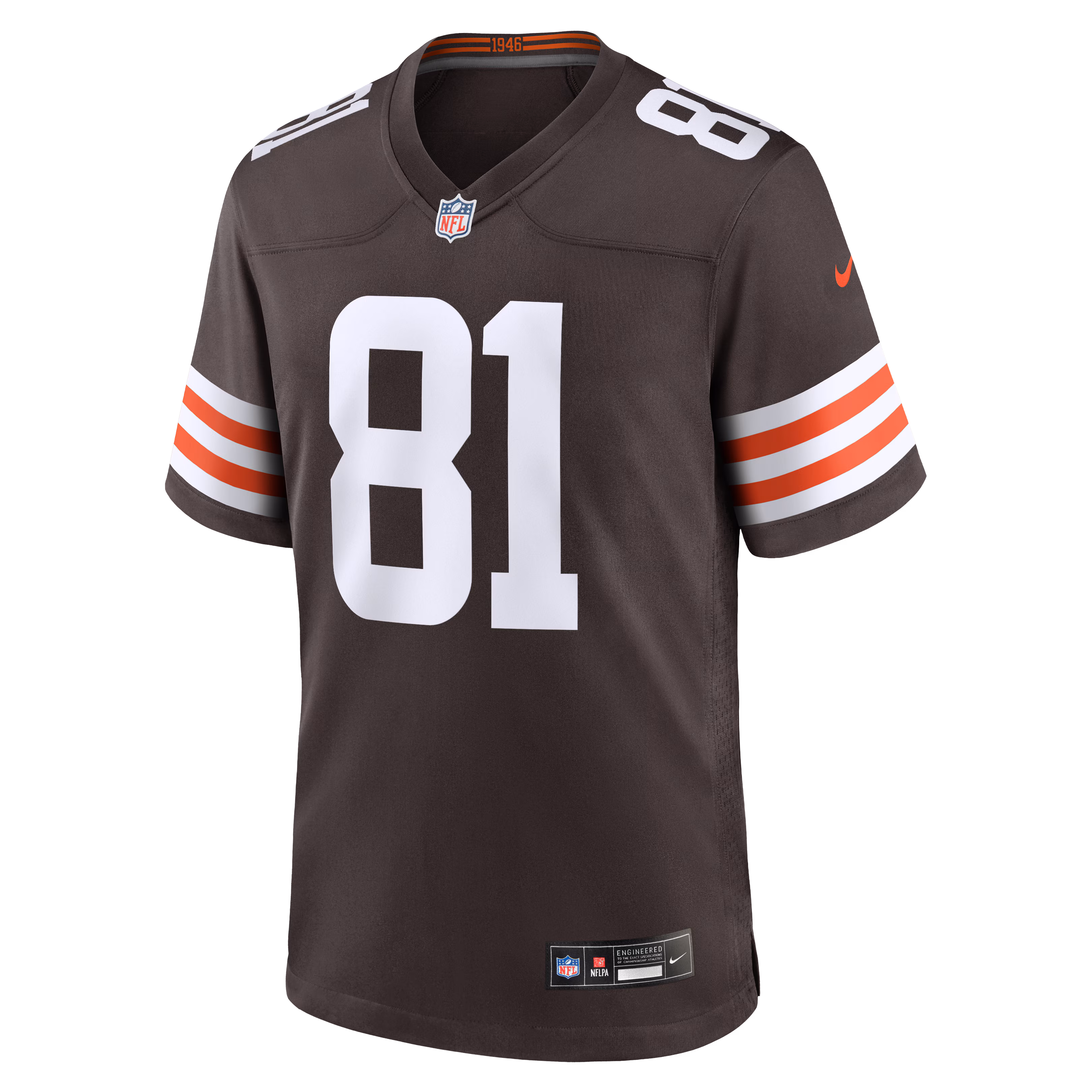 Men's Cleveland Browns Luke Floriea  Brown Team Game Jersey