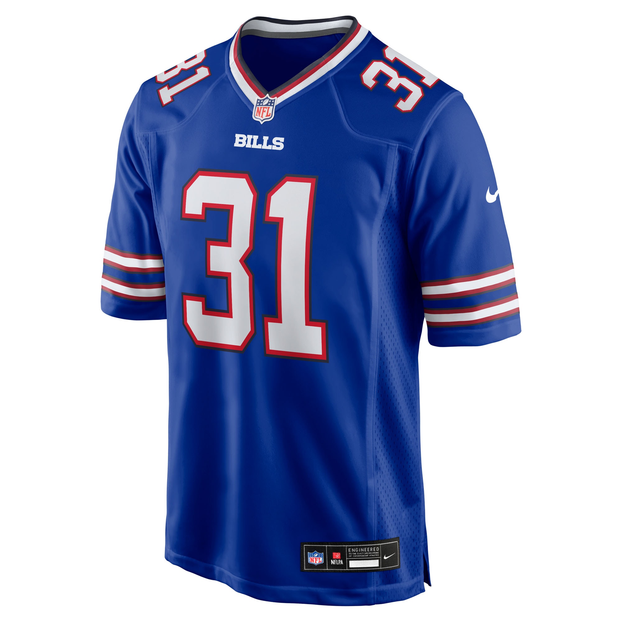 Men's Buffalo Bills Maxwell Hairston  Royal 2025 NFL Draft First Round Pick Game Jersey