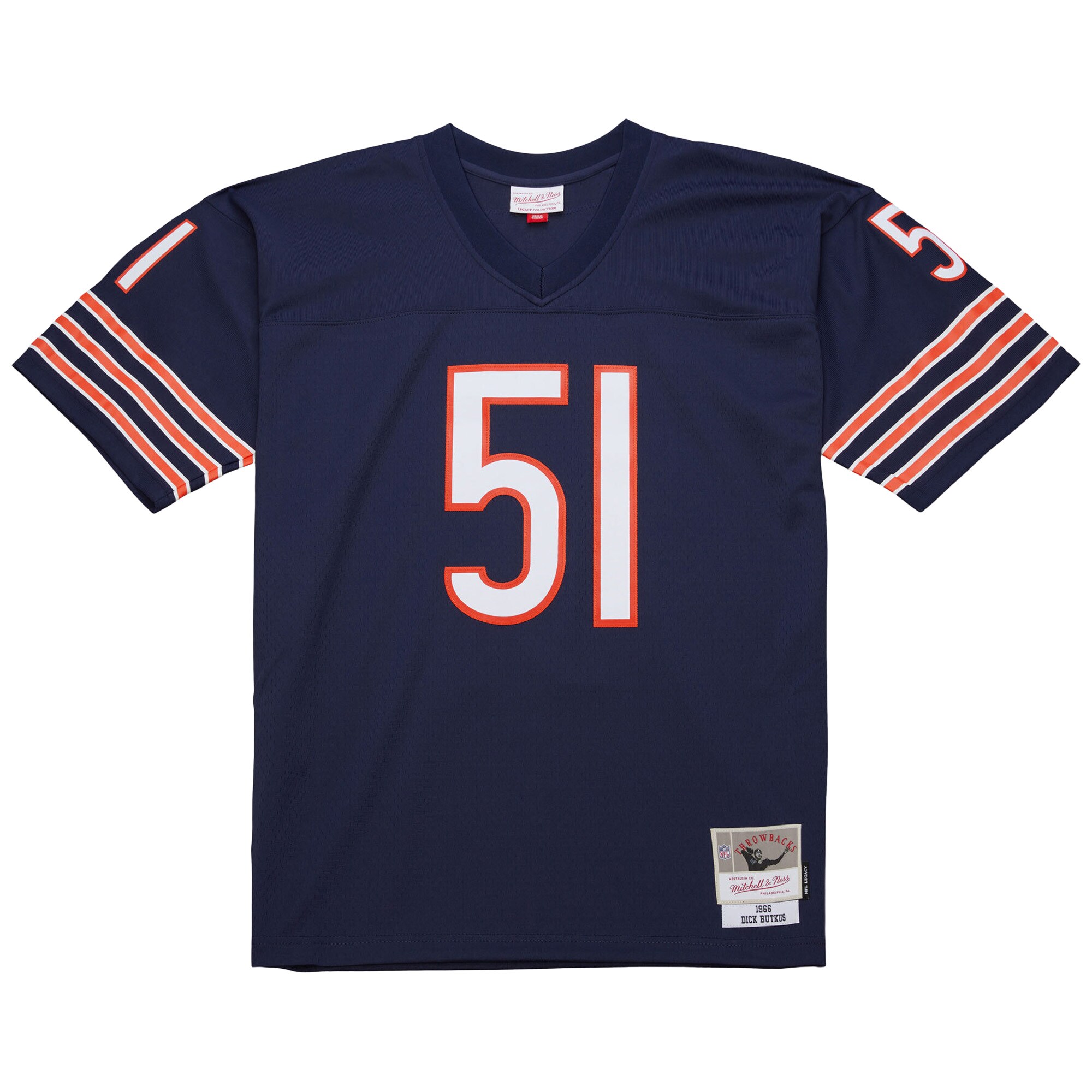 Men's Chicago Bears Dick Butkus Mitchell & Ness Navy Legacy Replica Jersey
