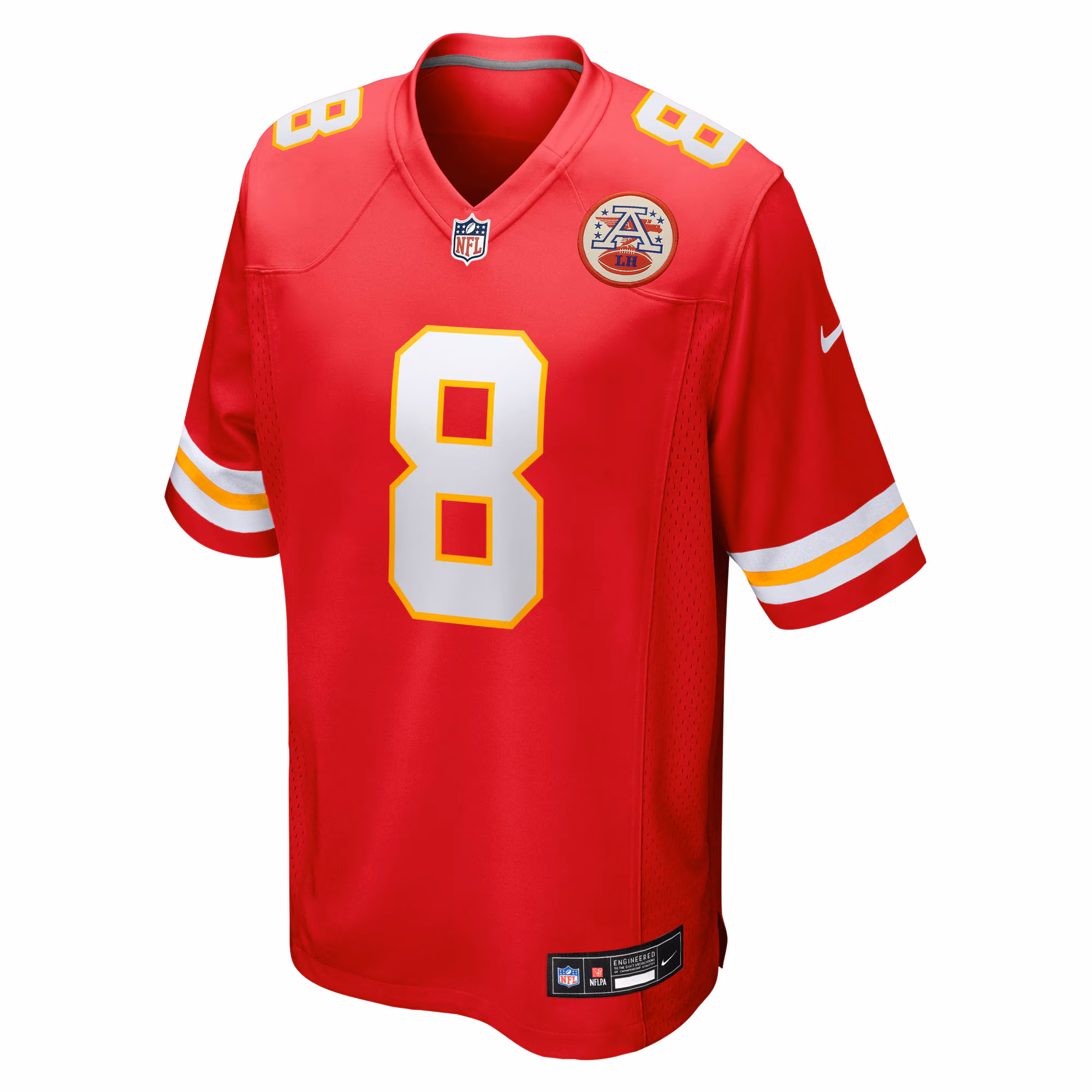 Men's Kansas City Chiefs Kristian Fulton  Red Team Game Jersey