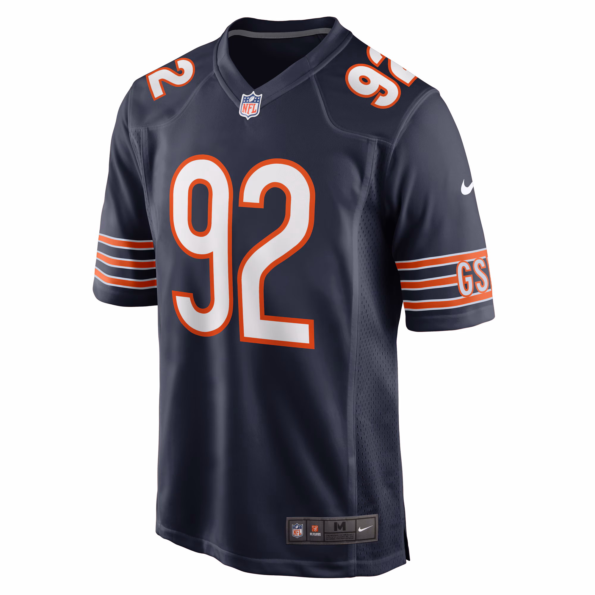 Men's Chicago Bears Daniel Hardy  Navy Team Game Jersey