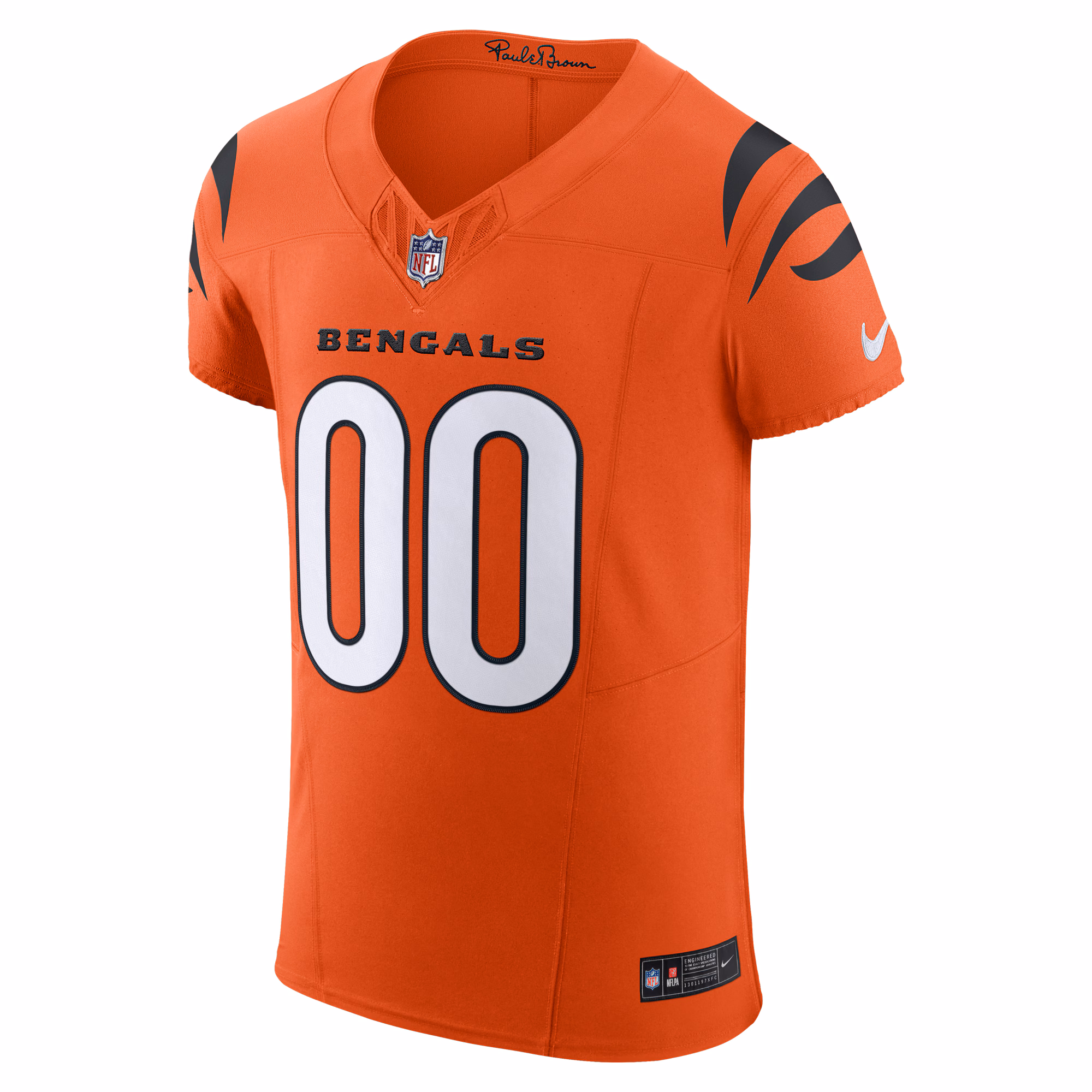 Men's Cincinnati Bengals  Men's Orange Alternate Vapor F.U.S.E. Elite Custom Jersey