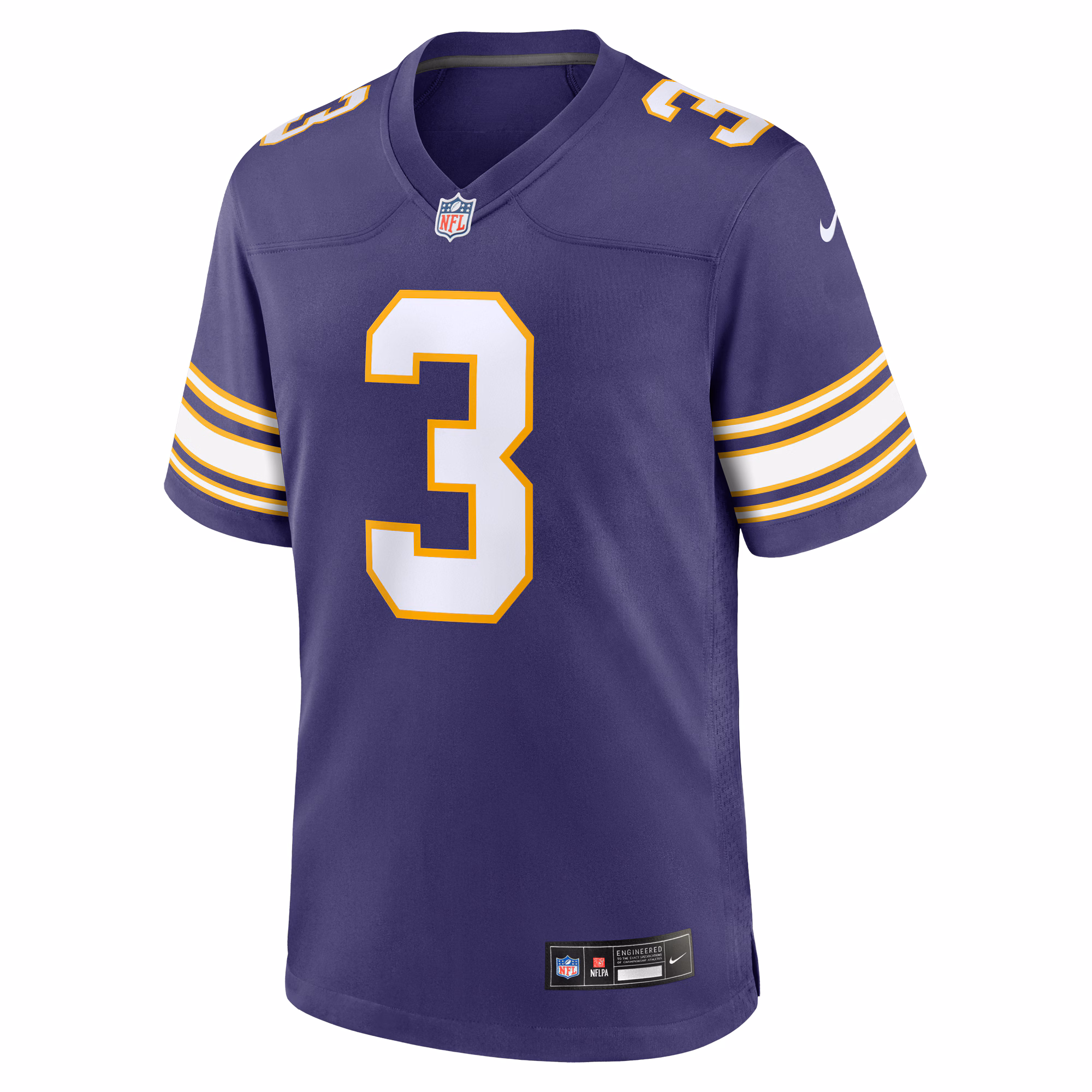 Men's Minnesota Vikings Jordan Addison  Purple Alternate Game Jersey