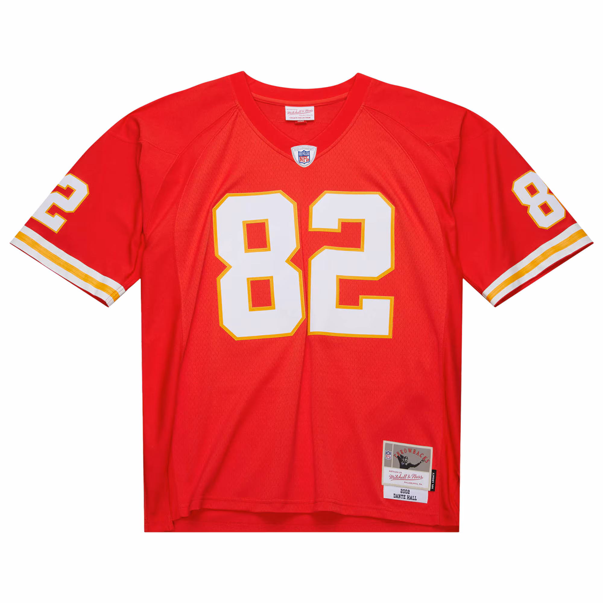 Men's Kansas City Chiefs Dante Hall Mitchell & Ness Red 2002 Legacy Replica Jersey