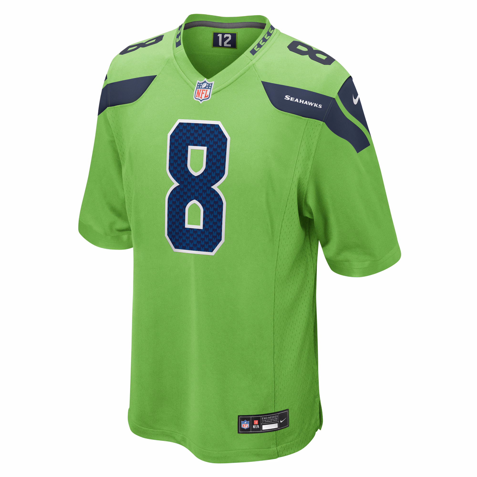 Men's Seattle Seahawks Coby Bryant  Neon Green Game Jersey