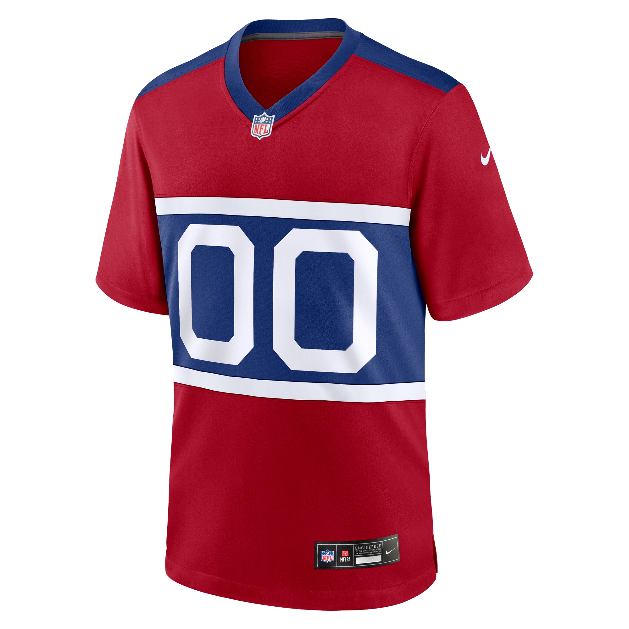 Men's New York Giants  Century Red Alternate Game Custom Jersey