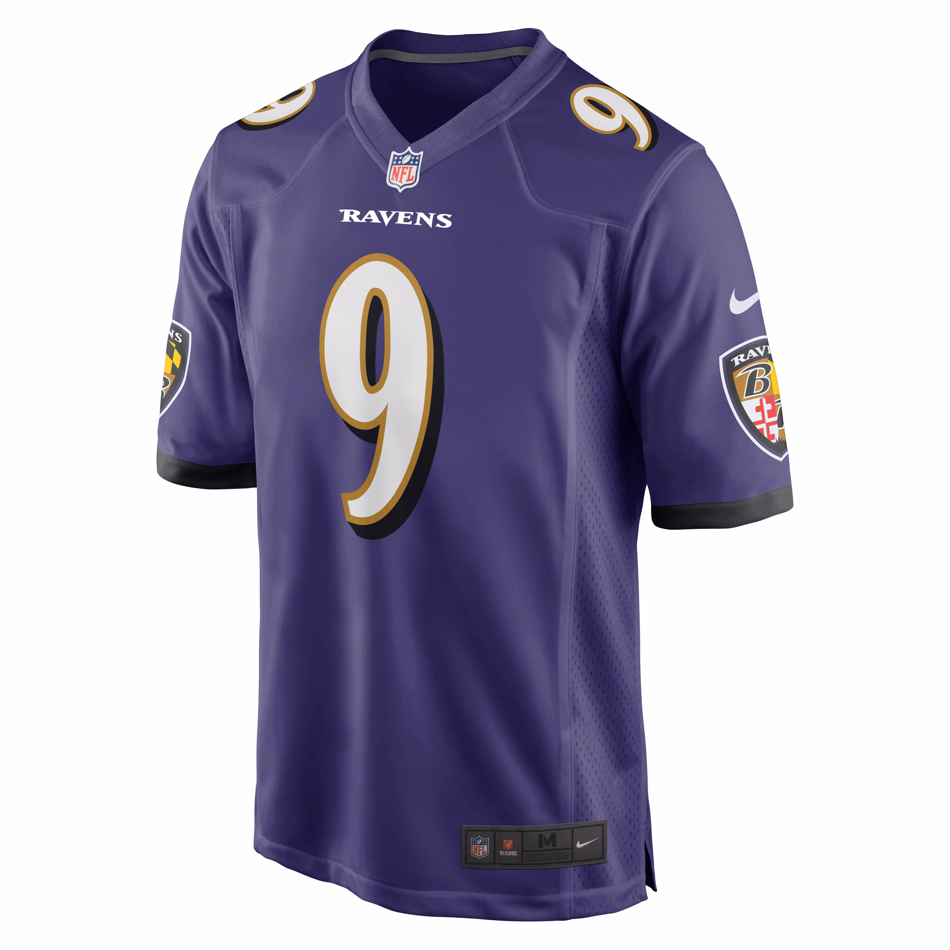 Men's Baltimore Ravens Steve McNair  Purple Game Retired Player Jersey