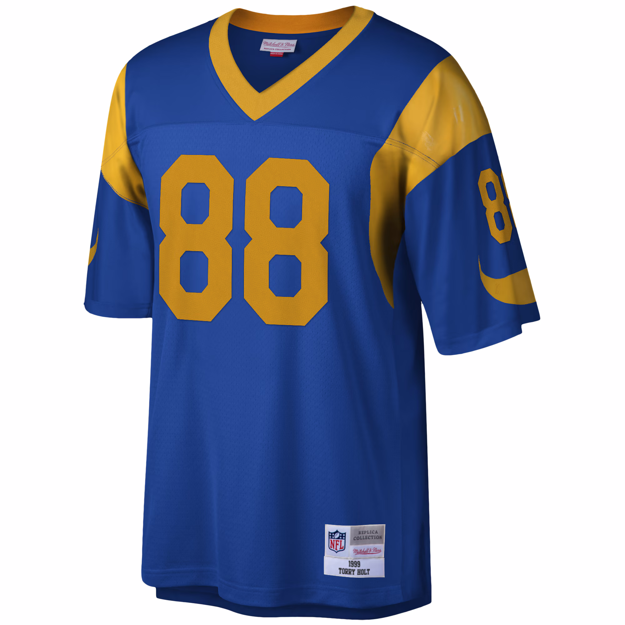 Men's Los Angeles Rams Torry Holt Mitchell & Ness Royal Legacy Replica Jersey