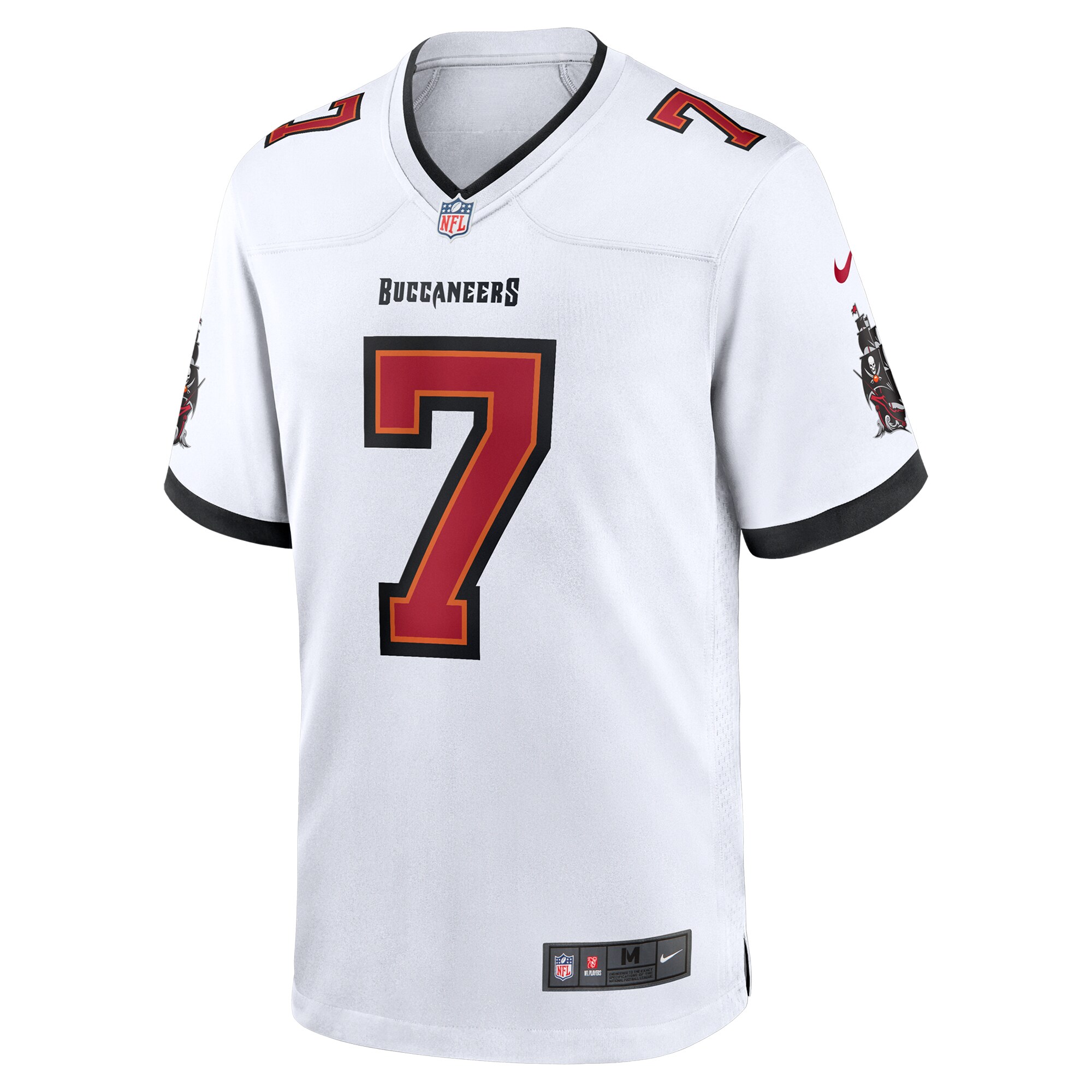 Men's Tampa Bay Buccaneers Bucky Irving  White Game Jersey