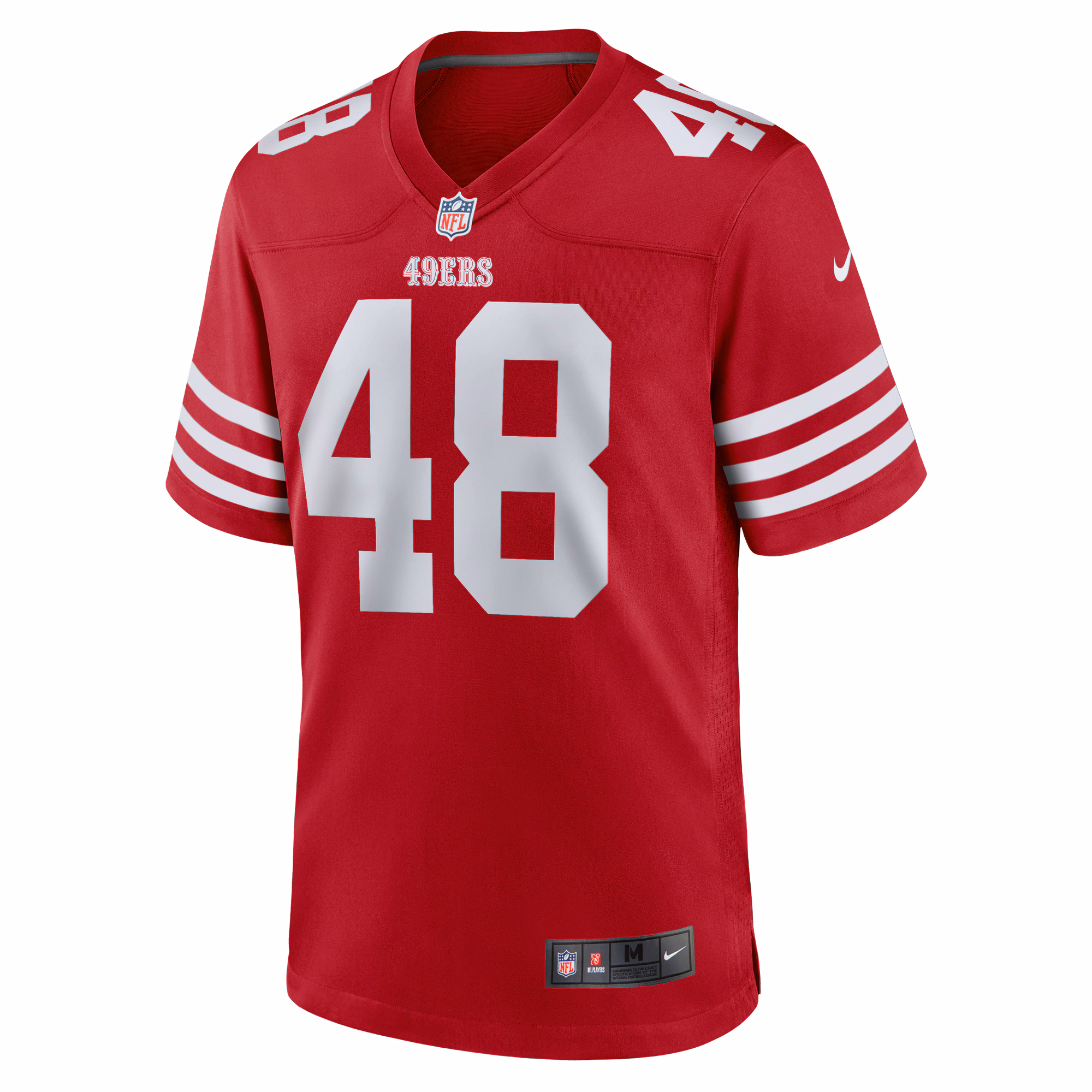 Men's San Francisco 49ers Tatum Bethune  Scarlet Game Jersey