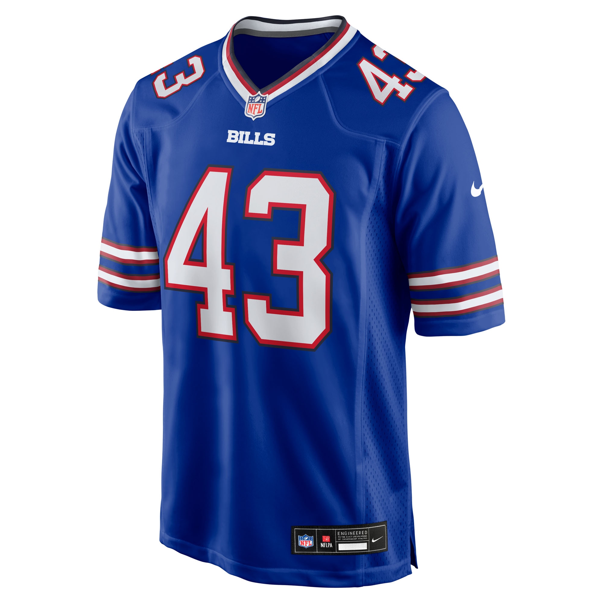 Men's Buffalo Bills Dorian Strong  Royal Team Game Jersey