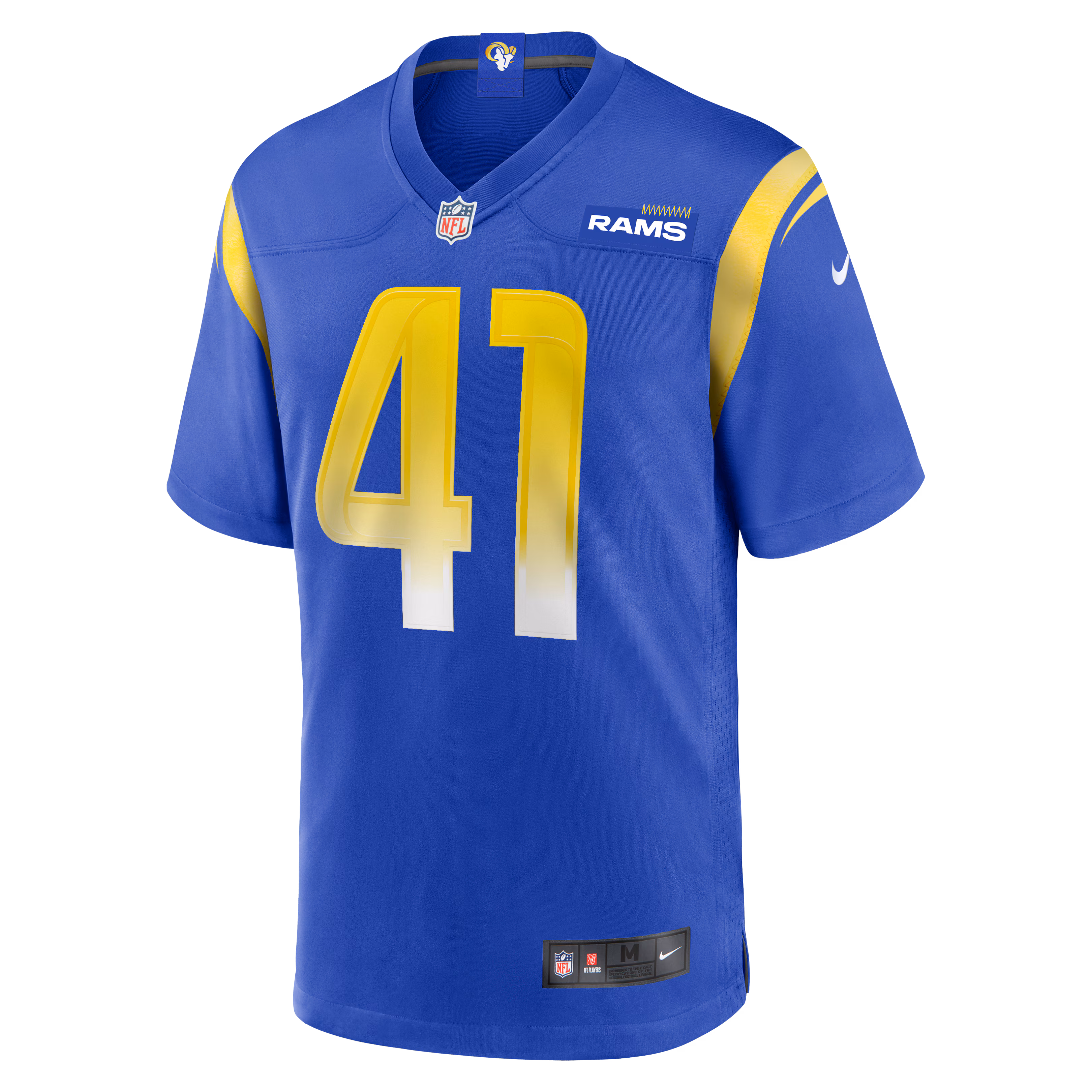 Men's Los Angeles Rams Cameron McCutcheon  Royal Game Jersey