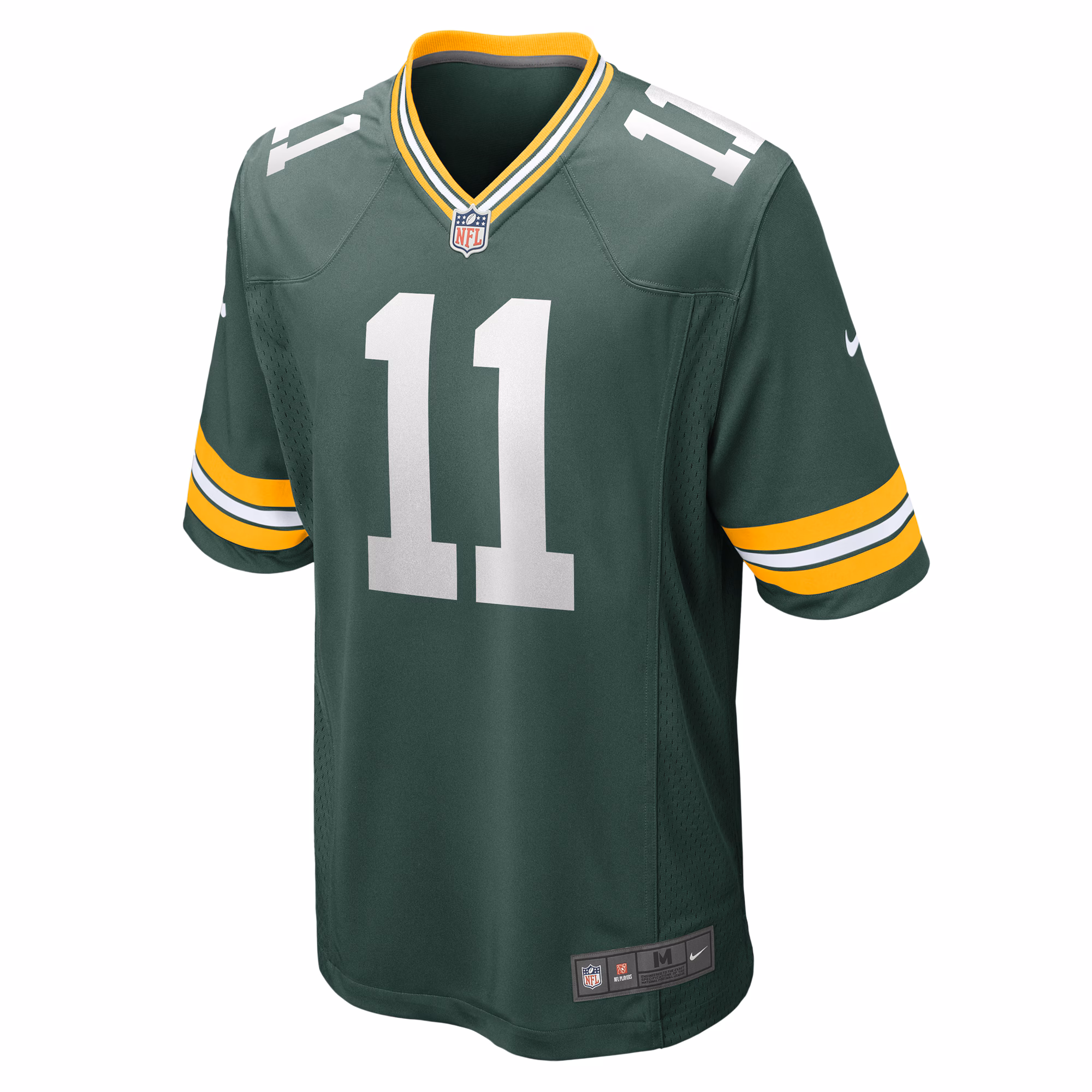 Men's Green Bay Packers Jayden Reed  Green Game Jersey