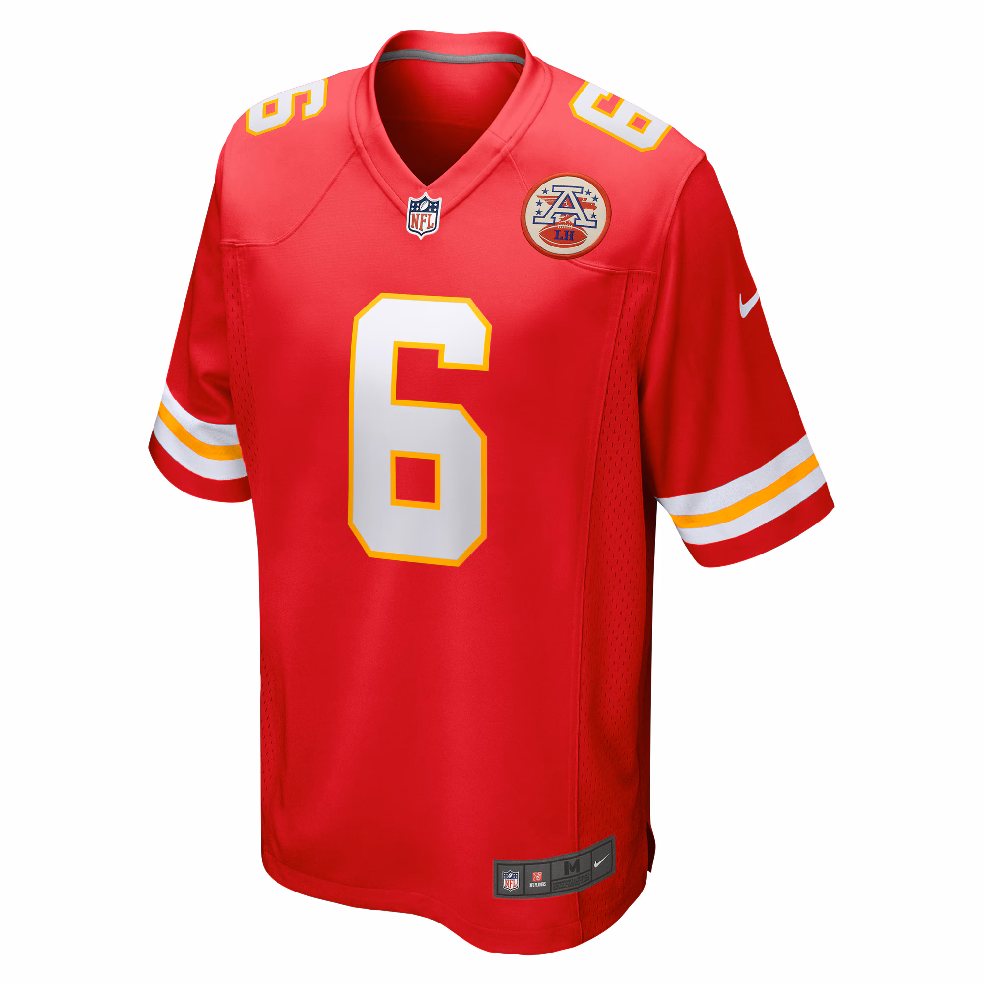Men's Kansas City Chiefs Bryan Cook  Red Game Player Jersey